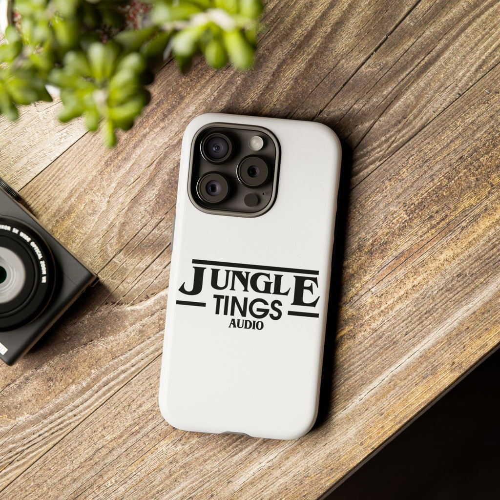 JTA Tough Cases Smartphone White Case Black logo