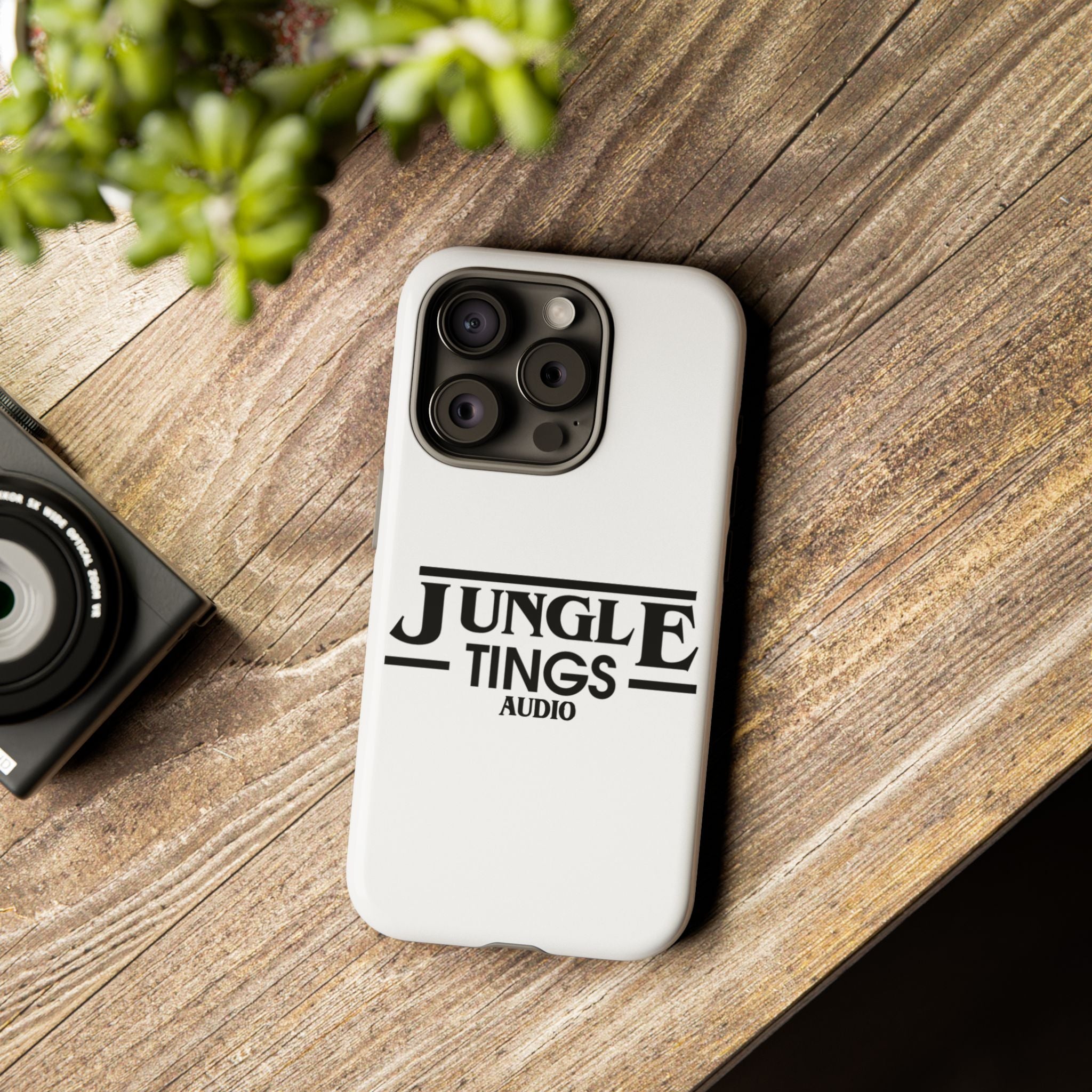 JTA Tough Cases Smartphone White Case Black logo