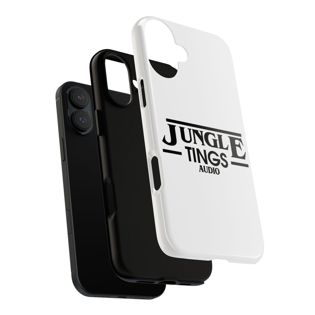JTA Tough Cases Smartphone White Case Black logo