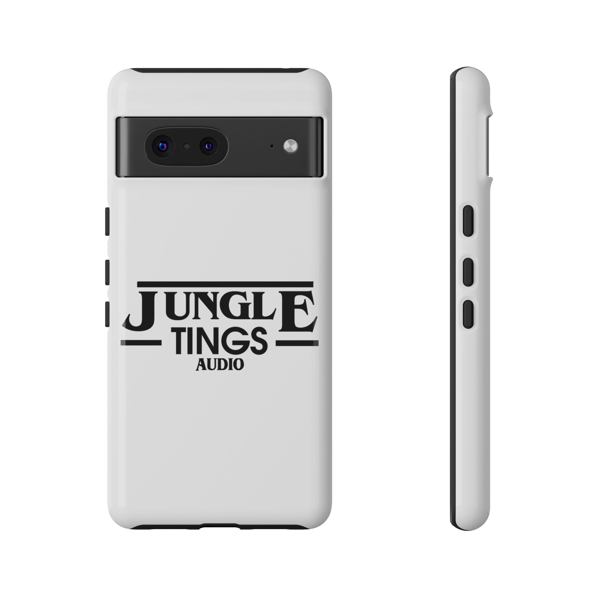 JTA Tough Cases Smartphone White Case Black logo