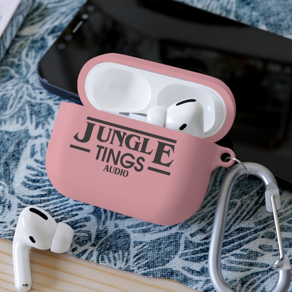 JTA AirPods and AirPods Pro Case Cover Black Logo