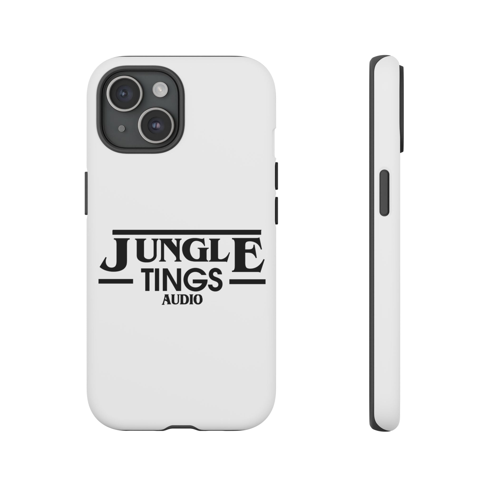 JTA Tough Cases Smartphone White Case Black logo