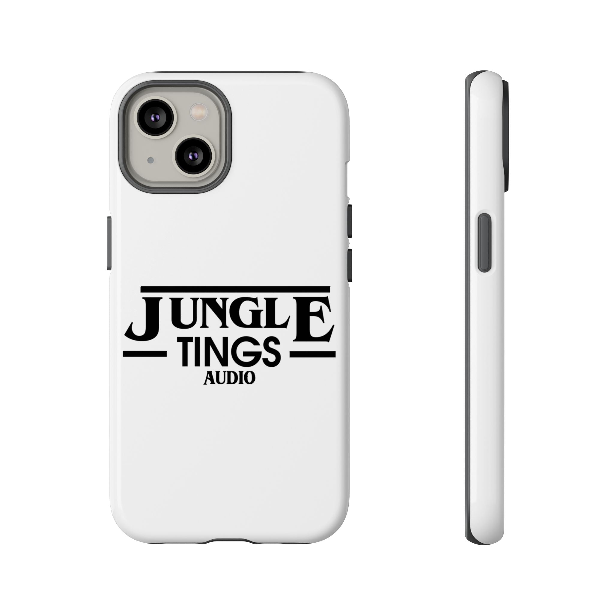 JTA Tough Cases Smartphone White Case Black logo