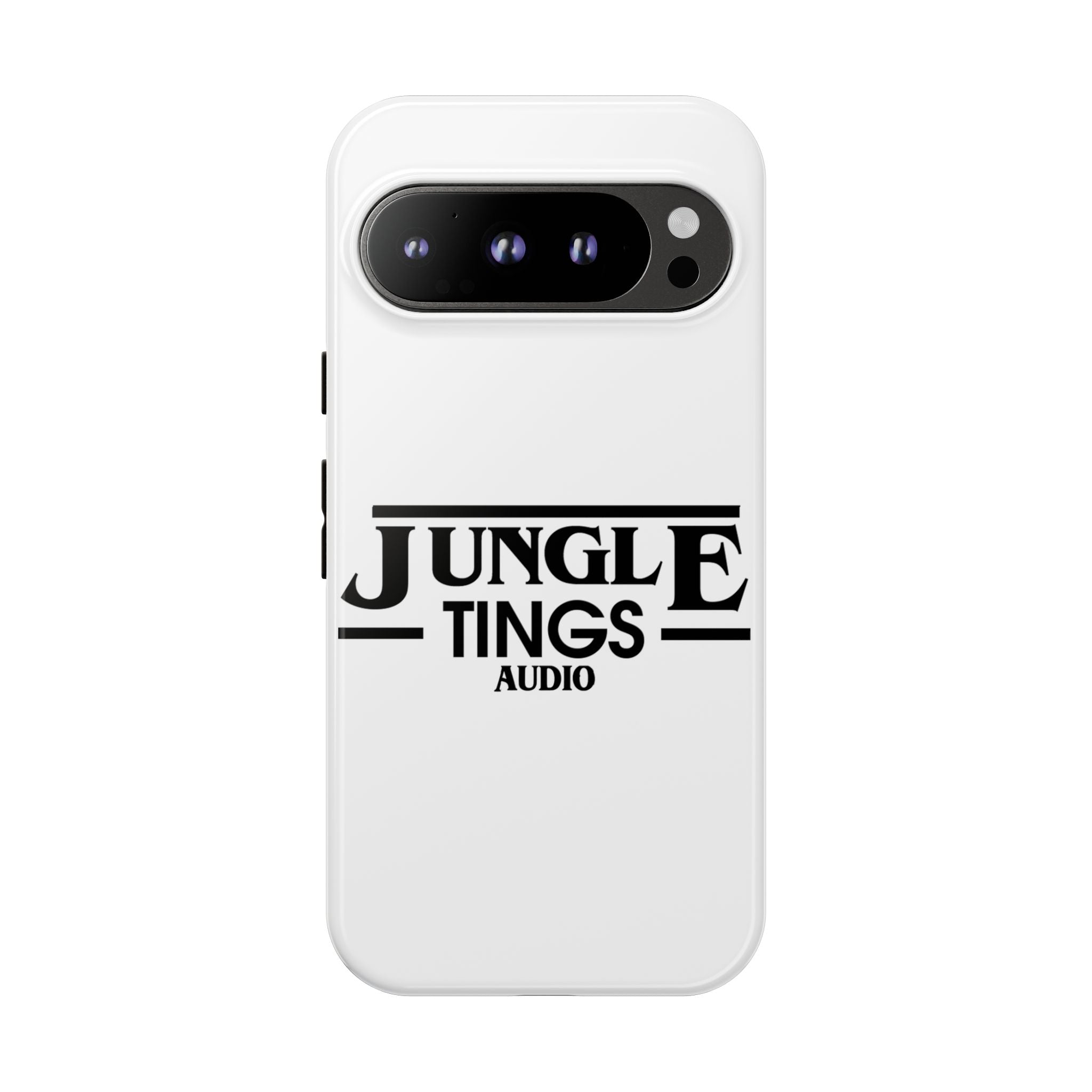 JTA Tough Cases Smartphone White Case Black logo