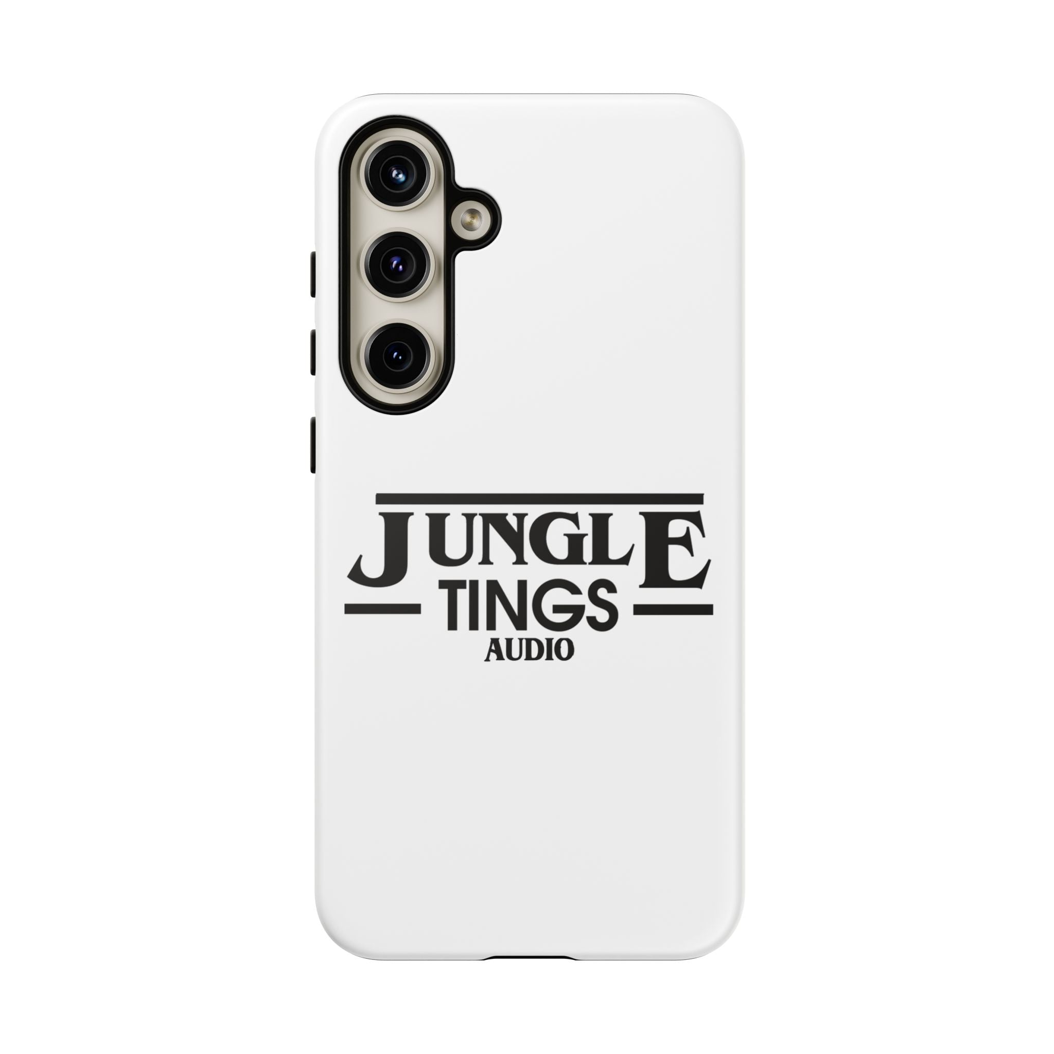 JTA Tough Cases Smartphone White Case Black logo