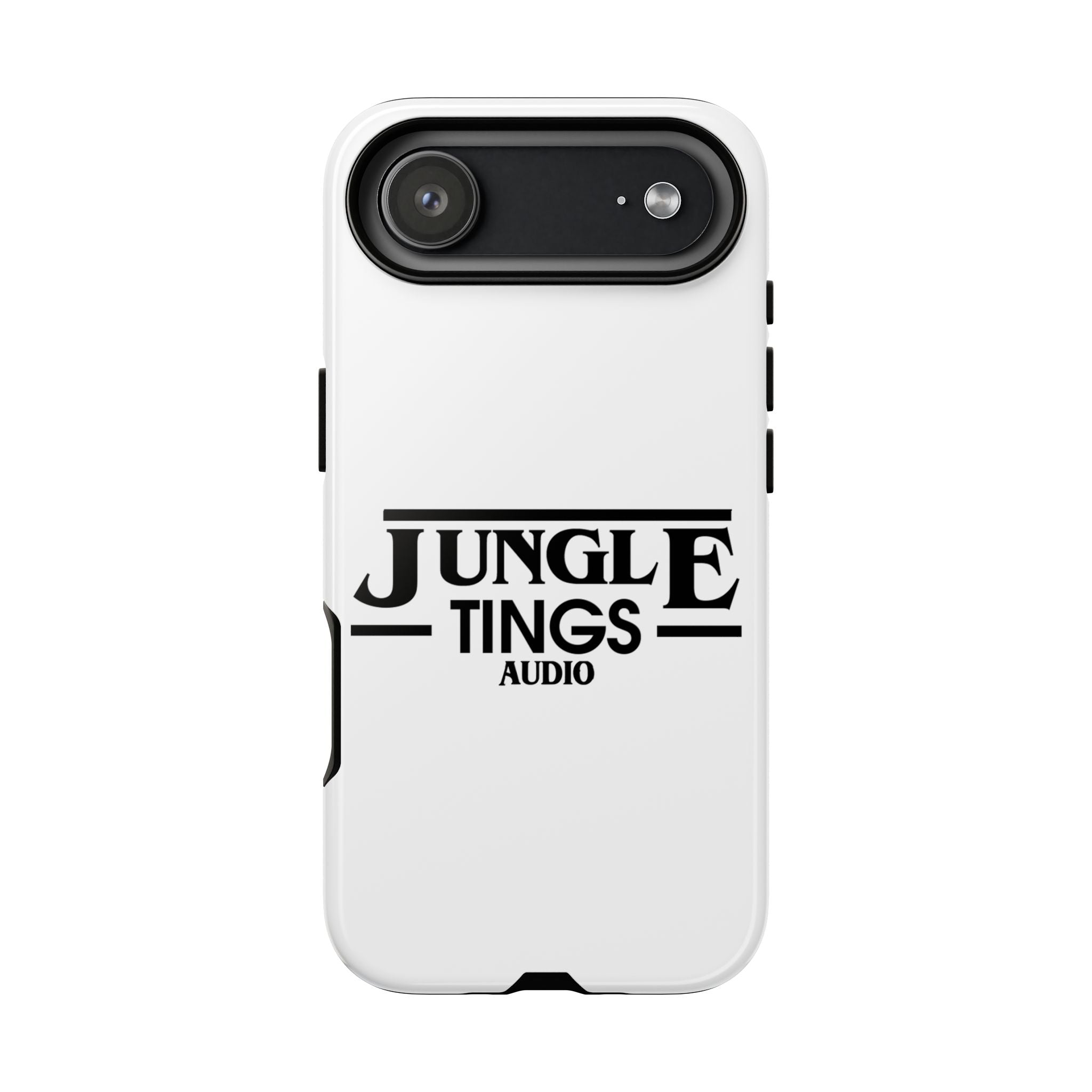 JTA Tough Cases Smartphone White Case Black logo