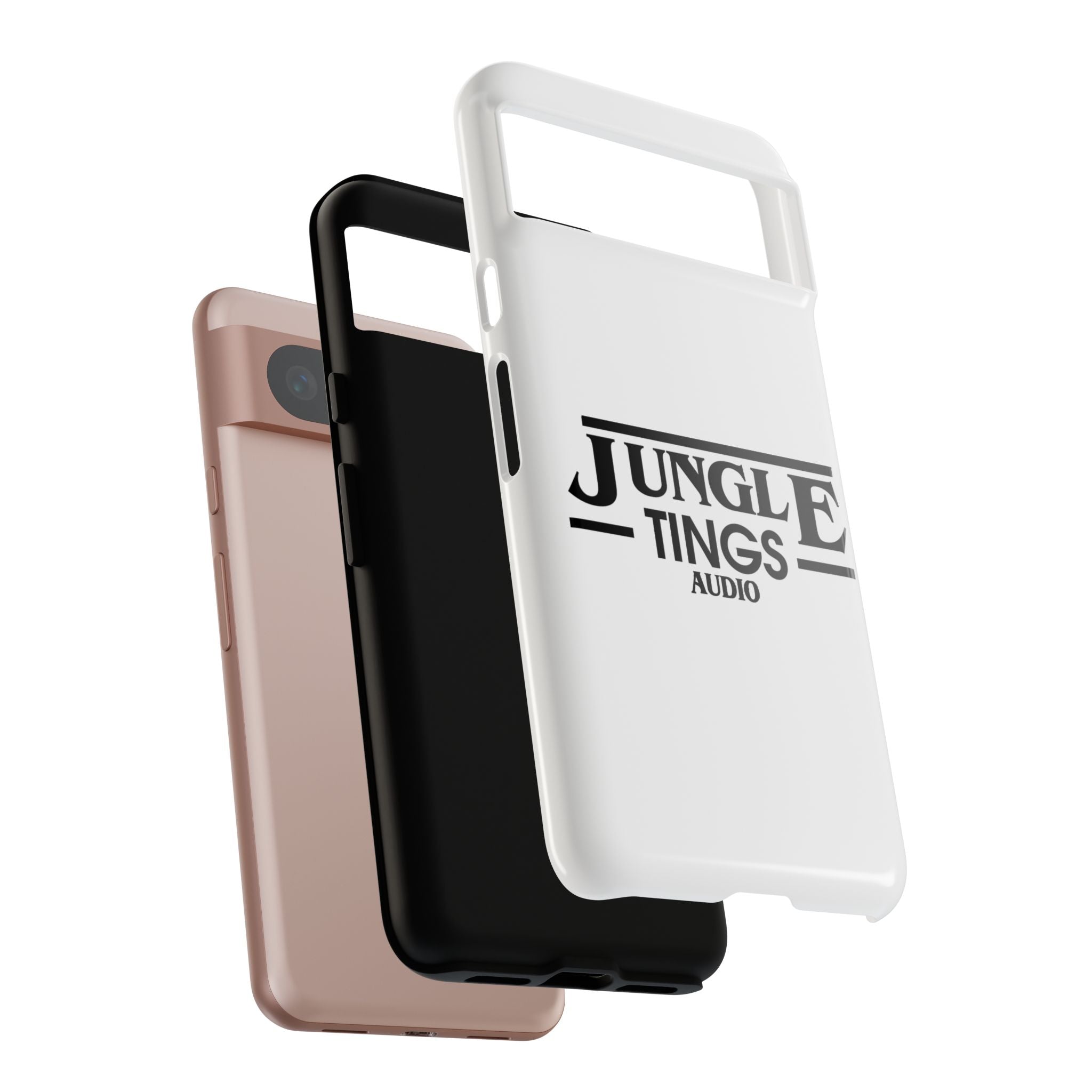 JTA Tough Cases Smartphone White Case Black logo