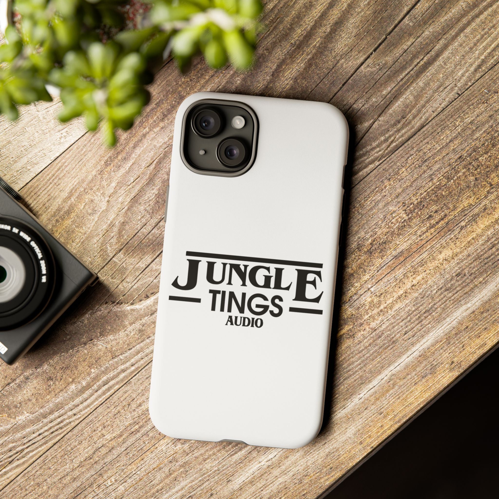 JTA Tough Cases Smartphone White Case Black logo