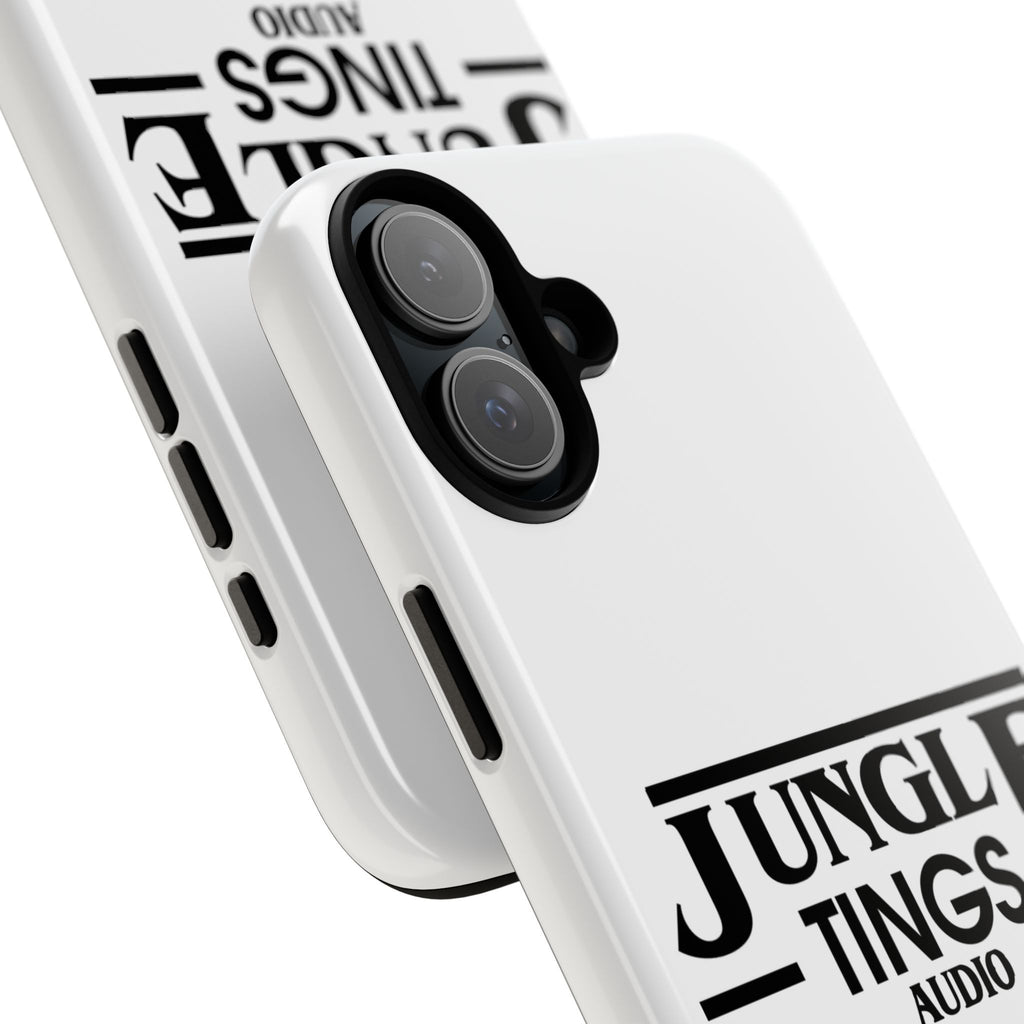 JTA Tough Cases Smartphone White Case Black logo