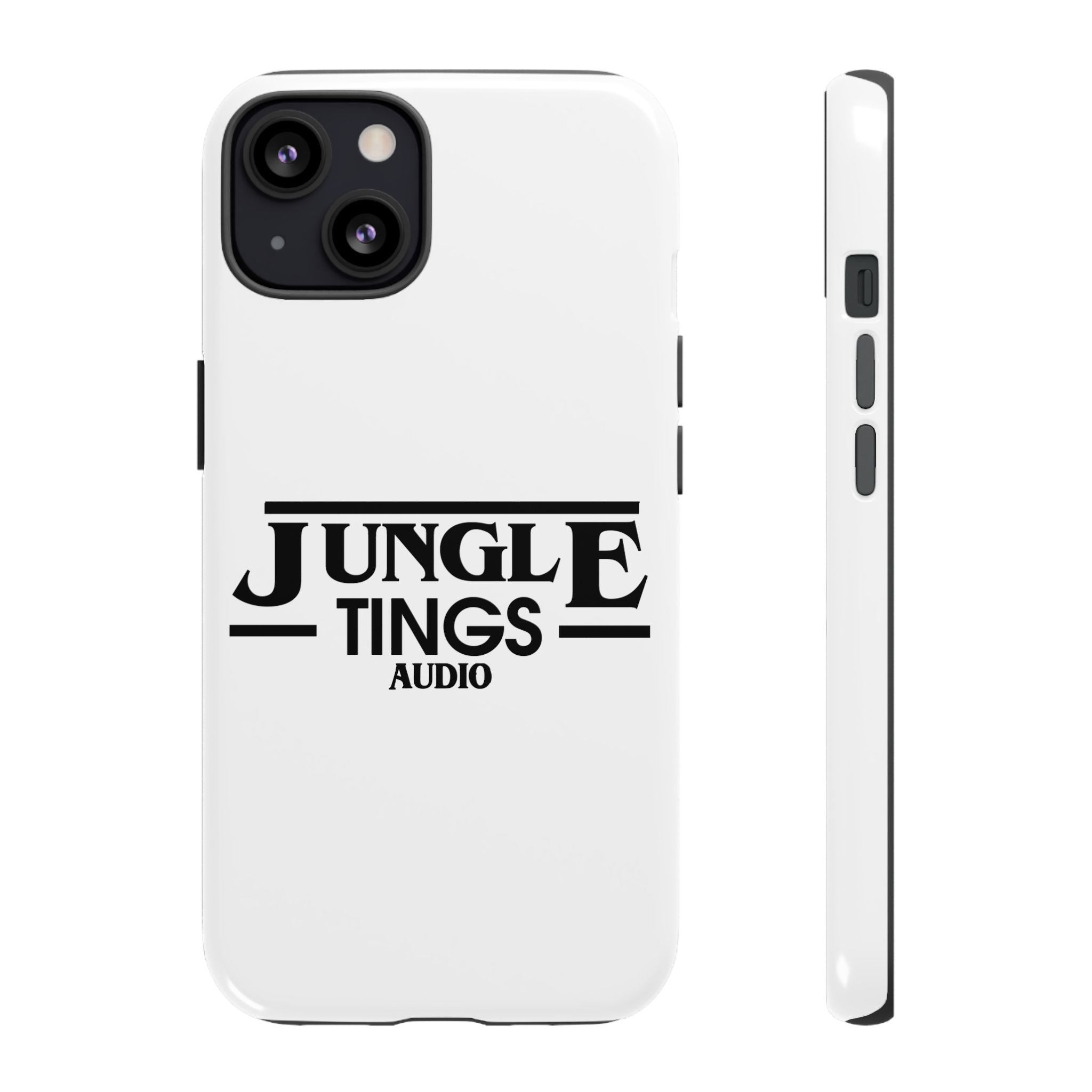 JTA Tough Cases Smartphone White Case Black logo