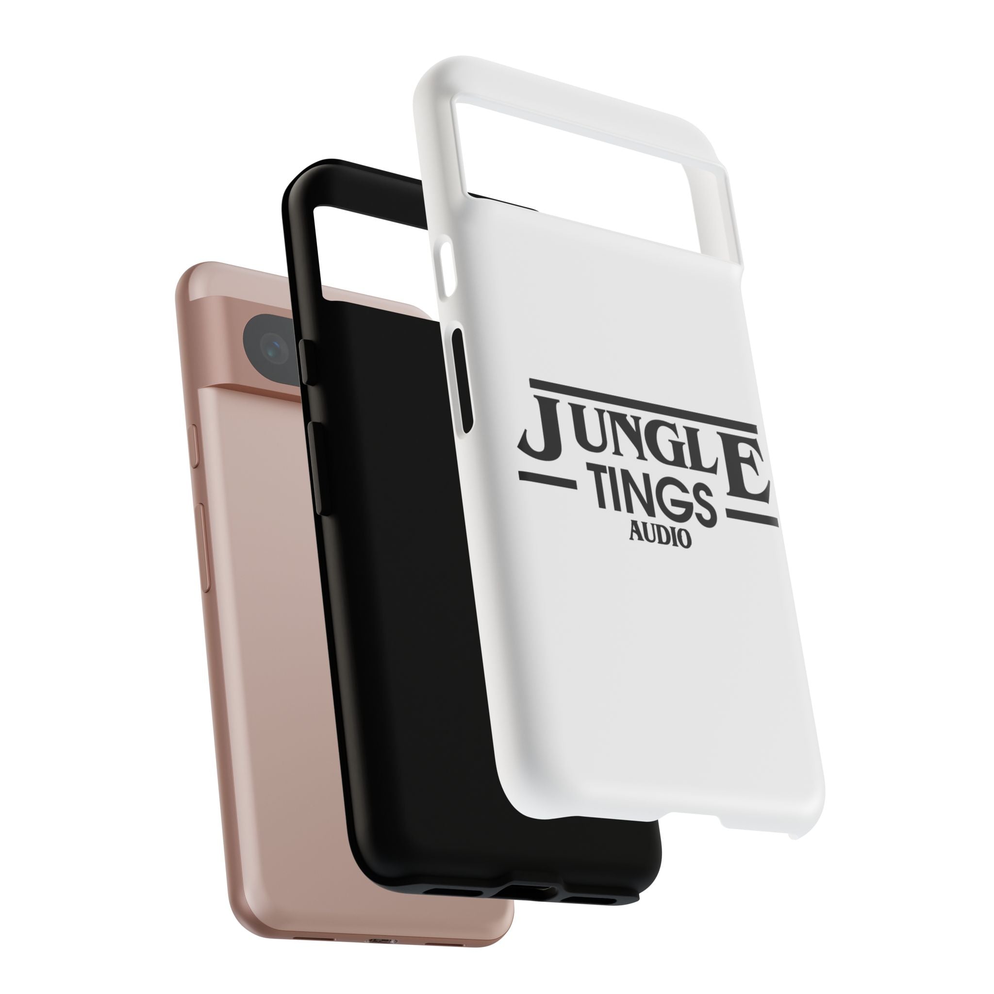 JTA Tough Cases Smartphone White Case Black logo