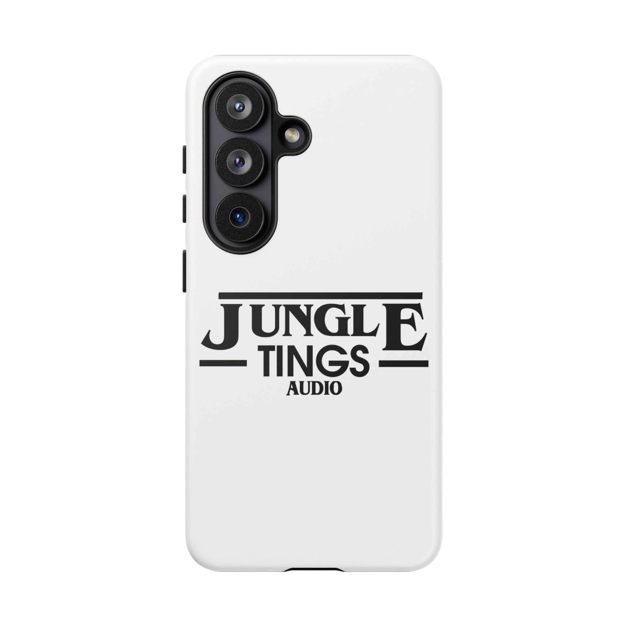 JTA Tough Cases Smartphone White Case Black logo