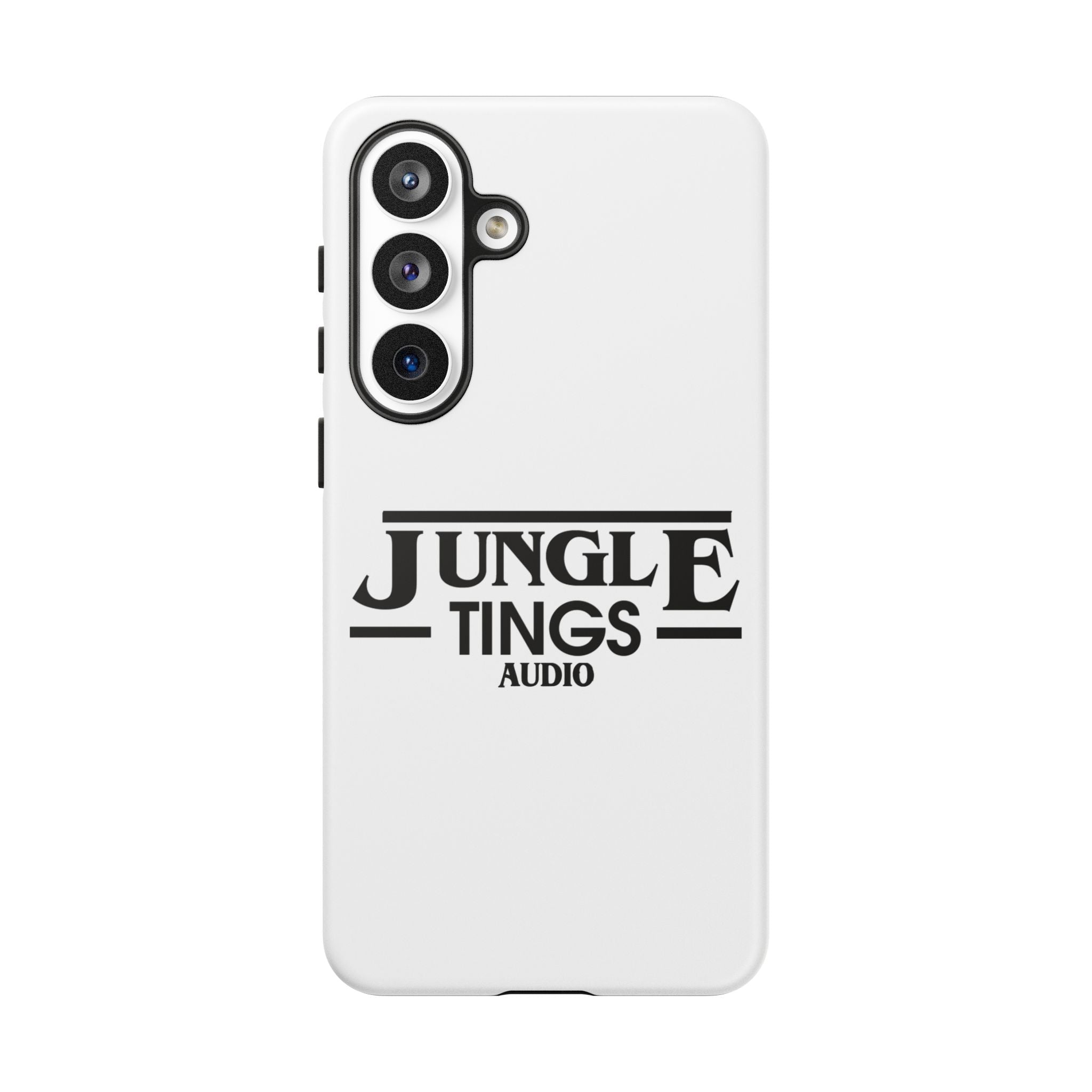 JTA Tough Cases Smartphone White Case Black logo