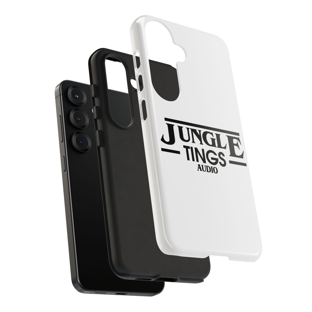 JTA Tough Cases Smartphone White Case Black logo