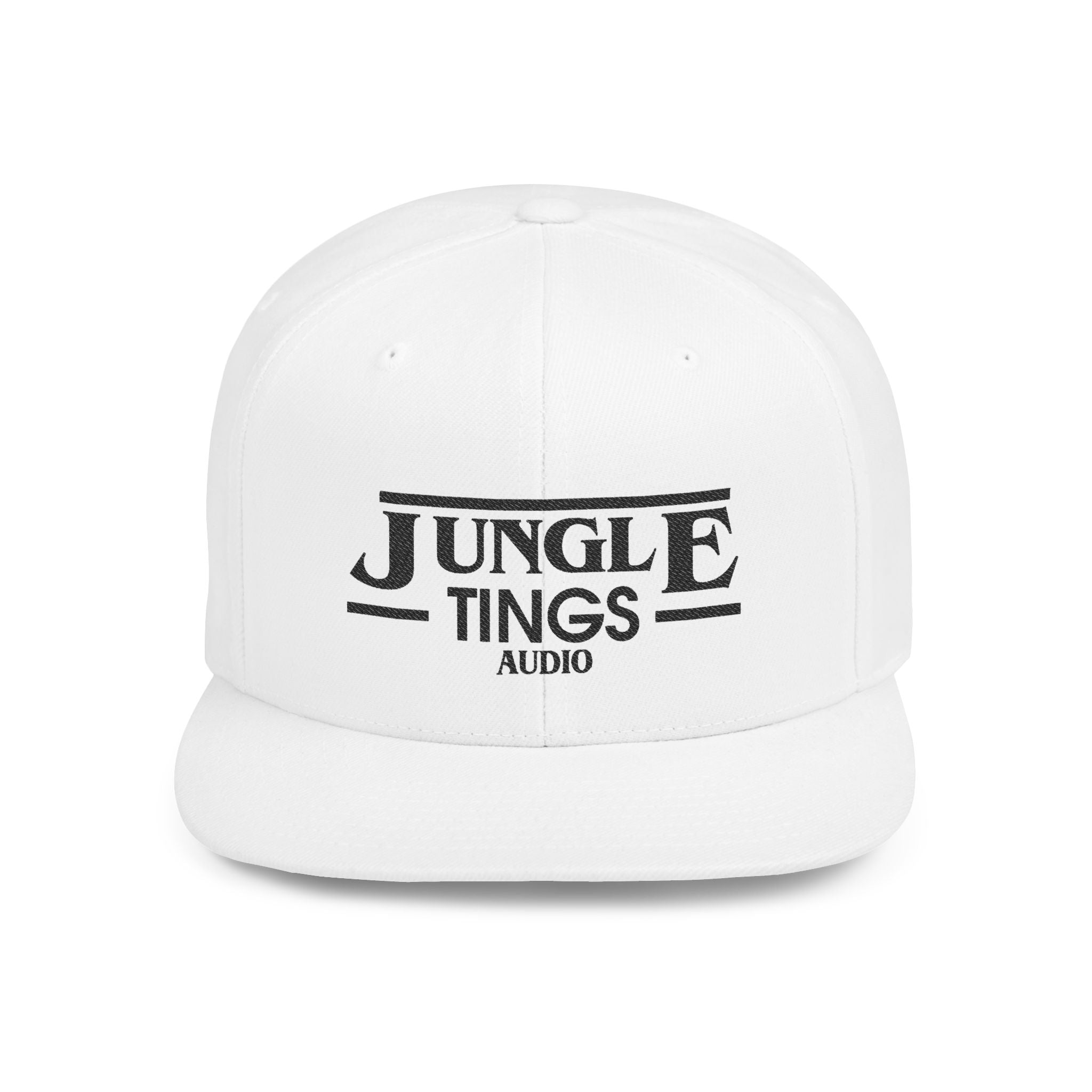 JTA Flat Bill Snapback Black Logo