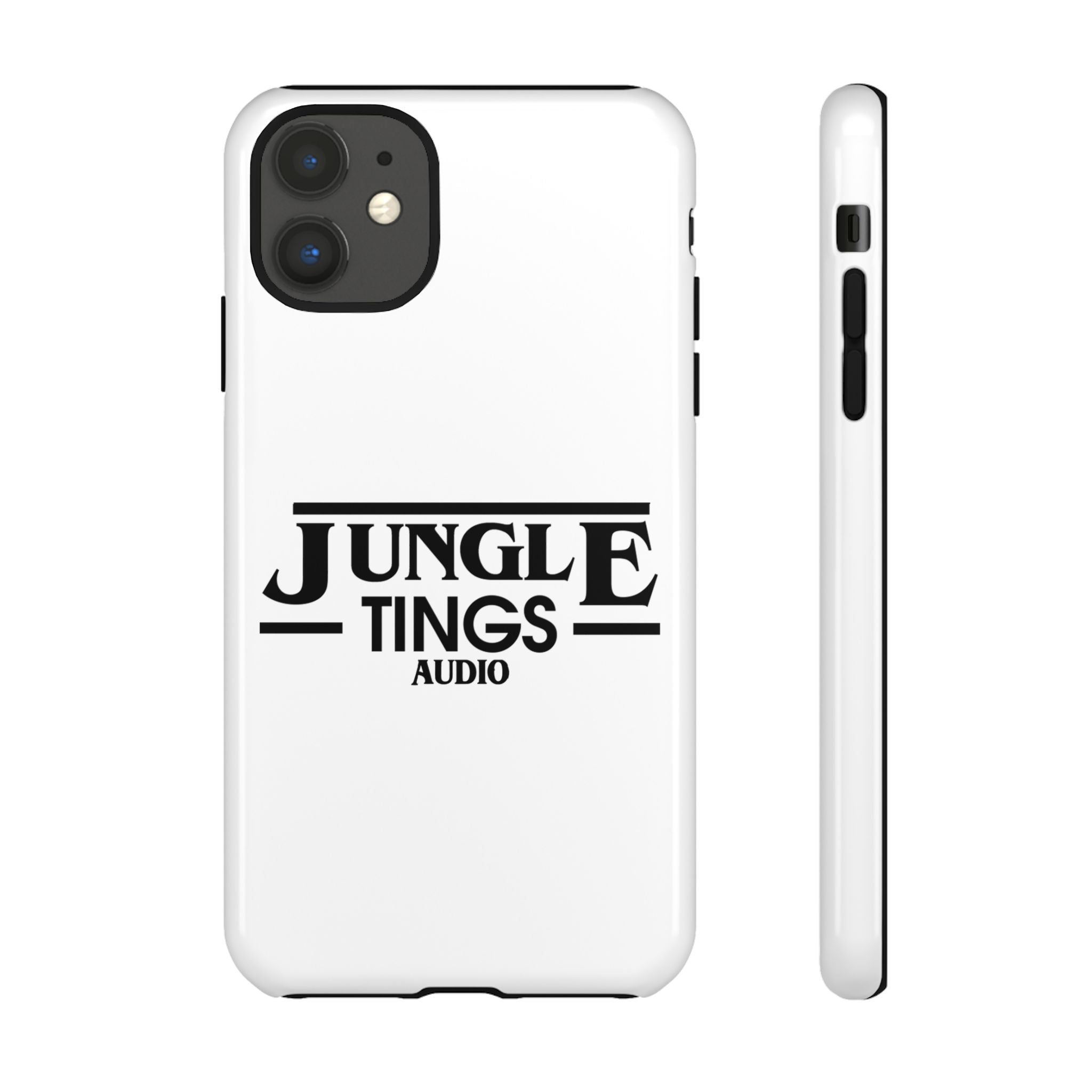 JTA Tough Cases Smartphone White Case Black logo