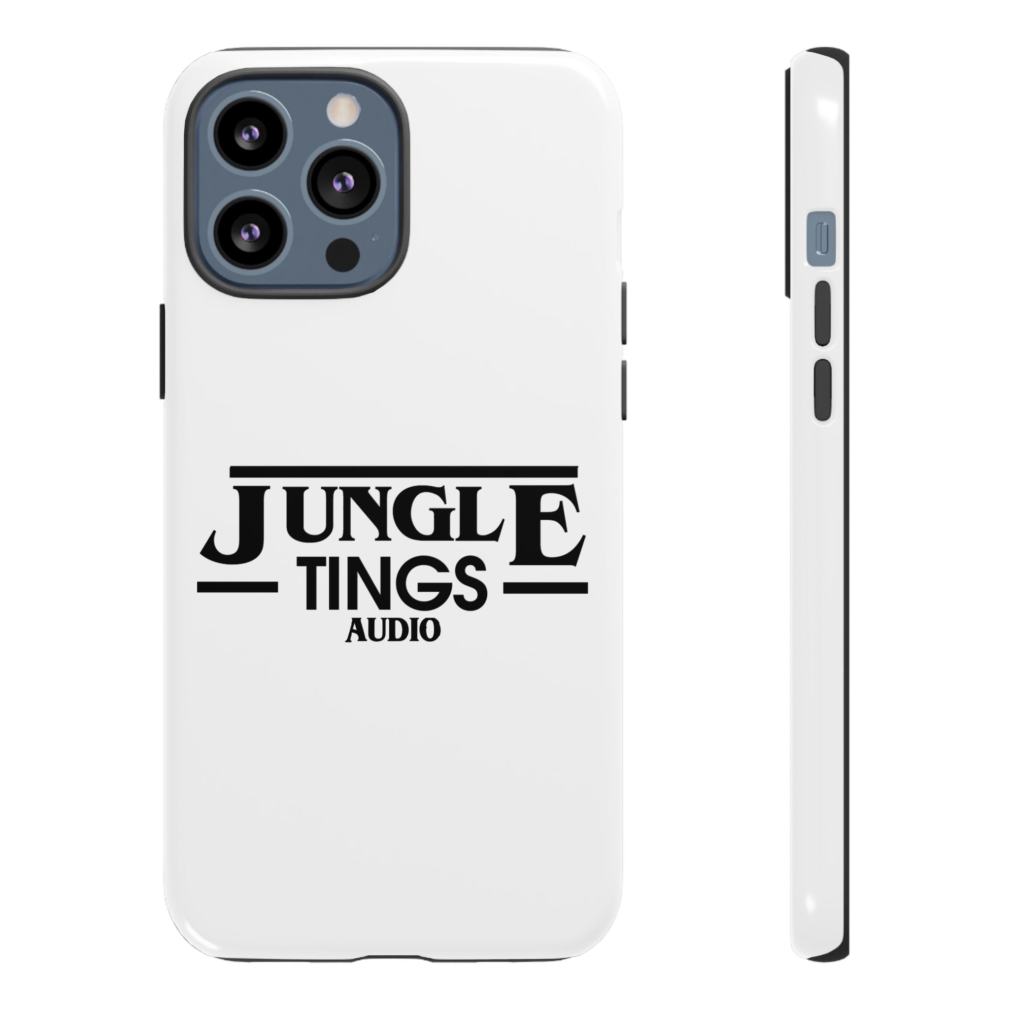 JTA Tough Cases Smartphone White Case Black logo