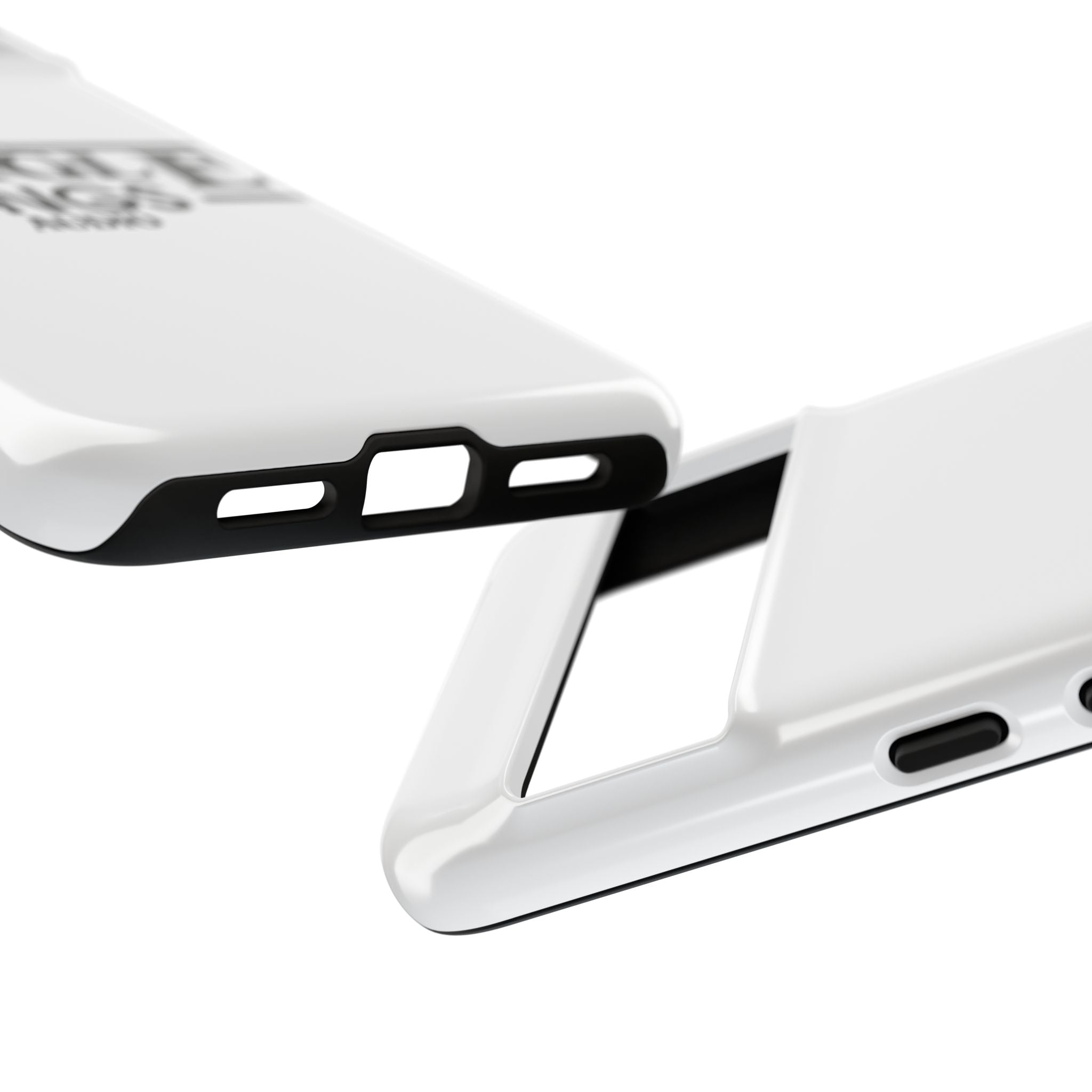 JTA Tough Cases Smartphone White Case Black logo