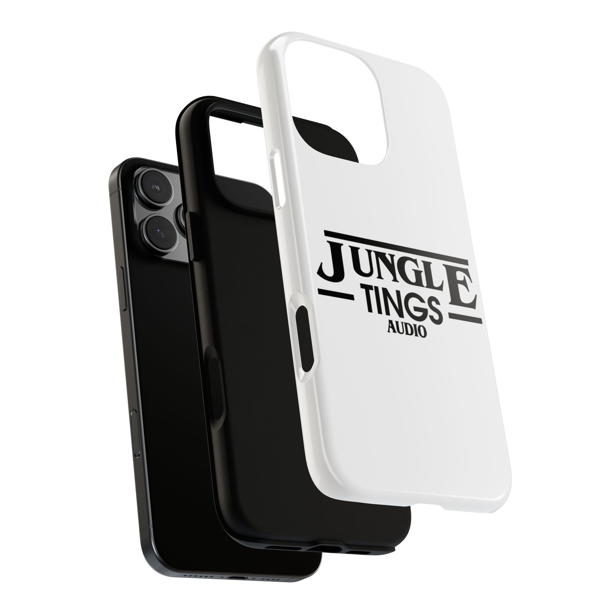 JTA Tough Cases Smartphone White Case Black logo