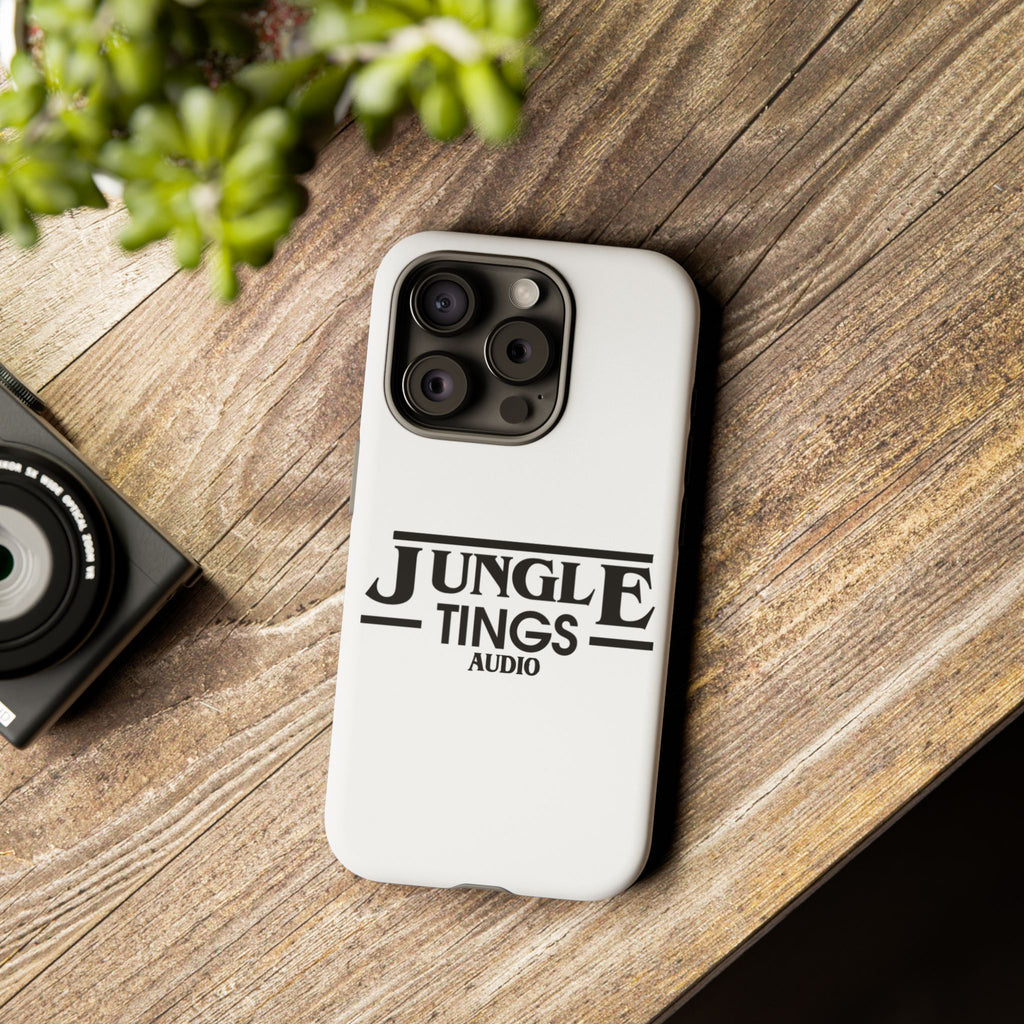 JTA Tough Cases Smartphone White Case Black logo