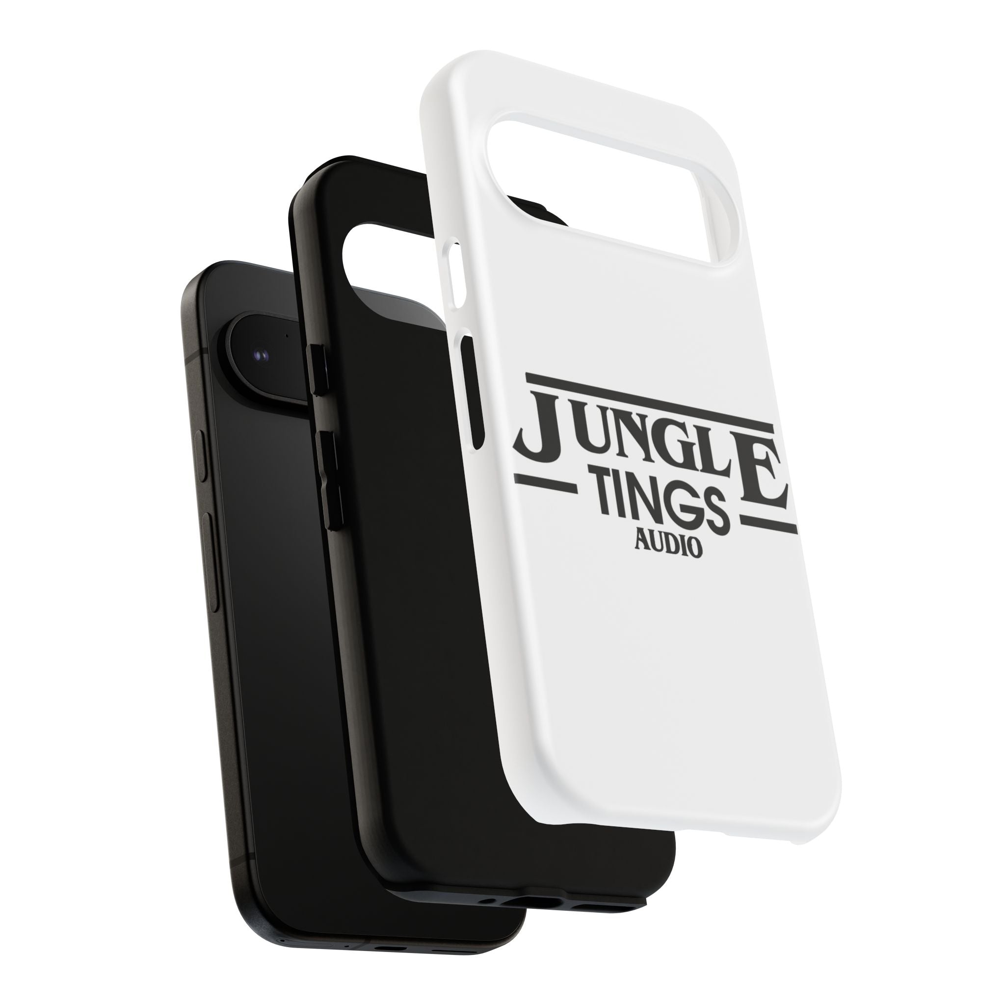 JTA Tough Cases Smartphone White Case Black logo