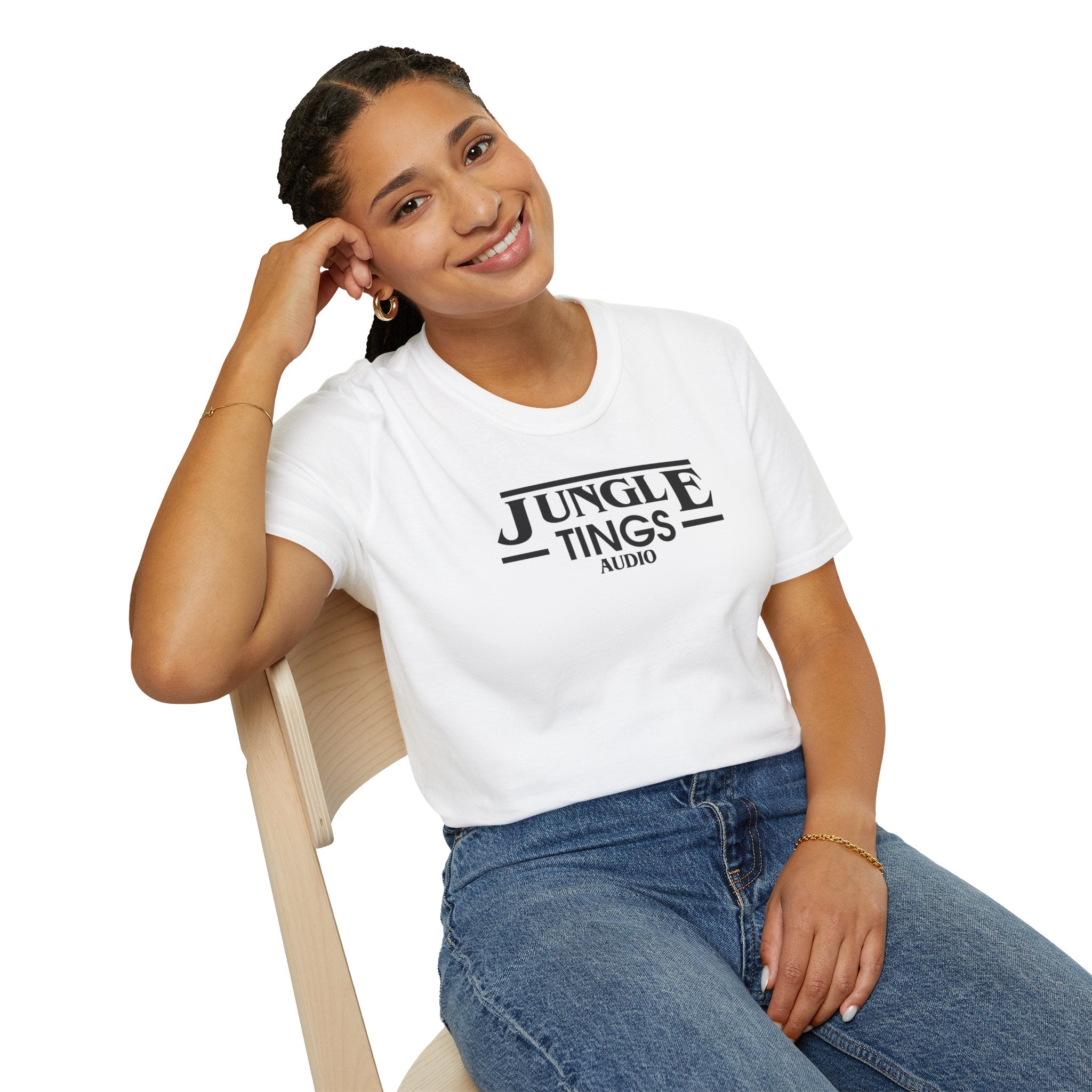 JTA Unisex Softstyle T-Shirt Black Logo