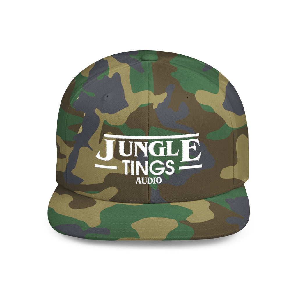 JTA Flat Bill Snapback White Logo