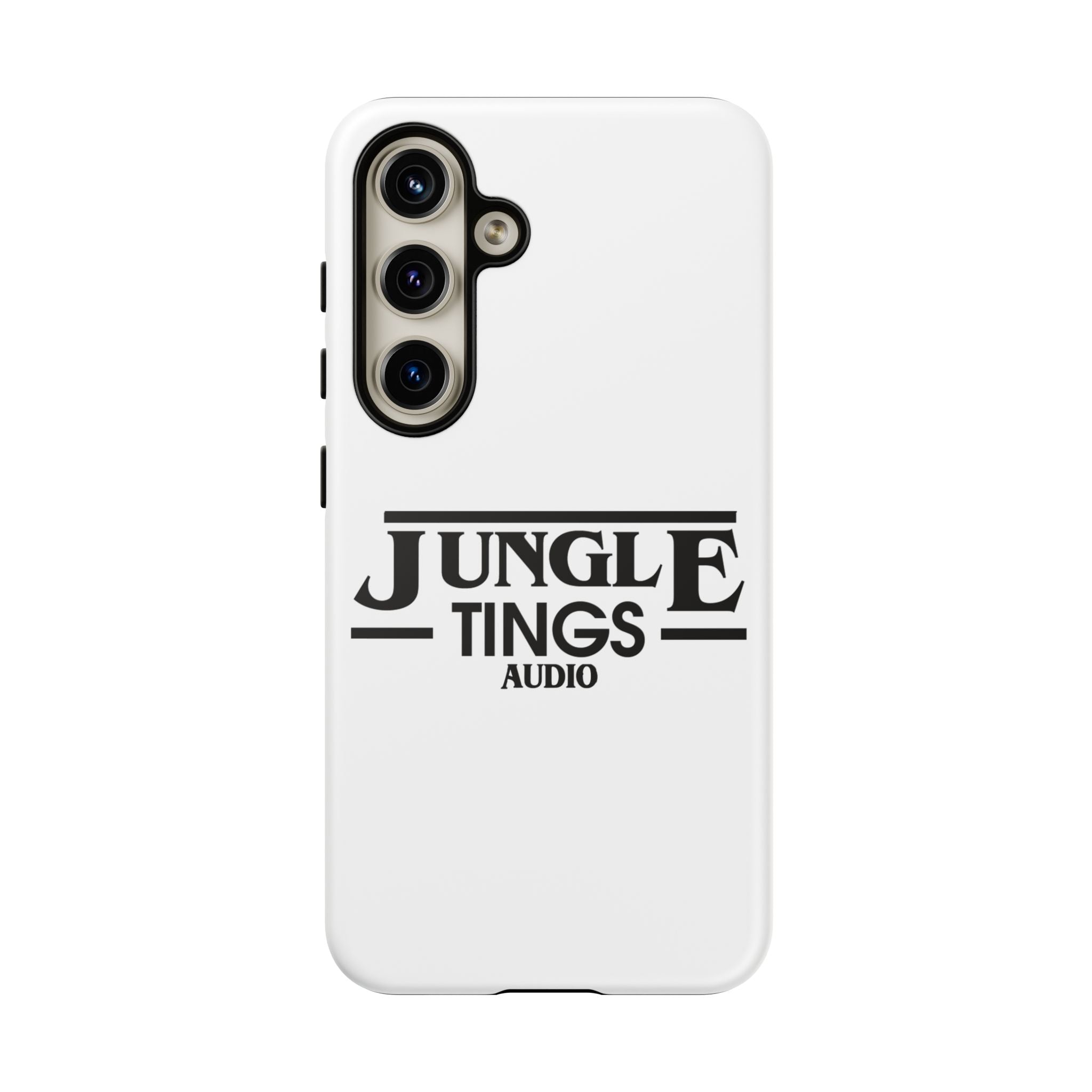 JTA Tough Cases Smartphone White Case Black logo