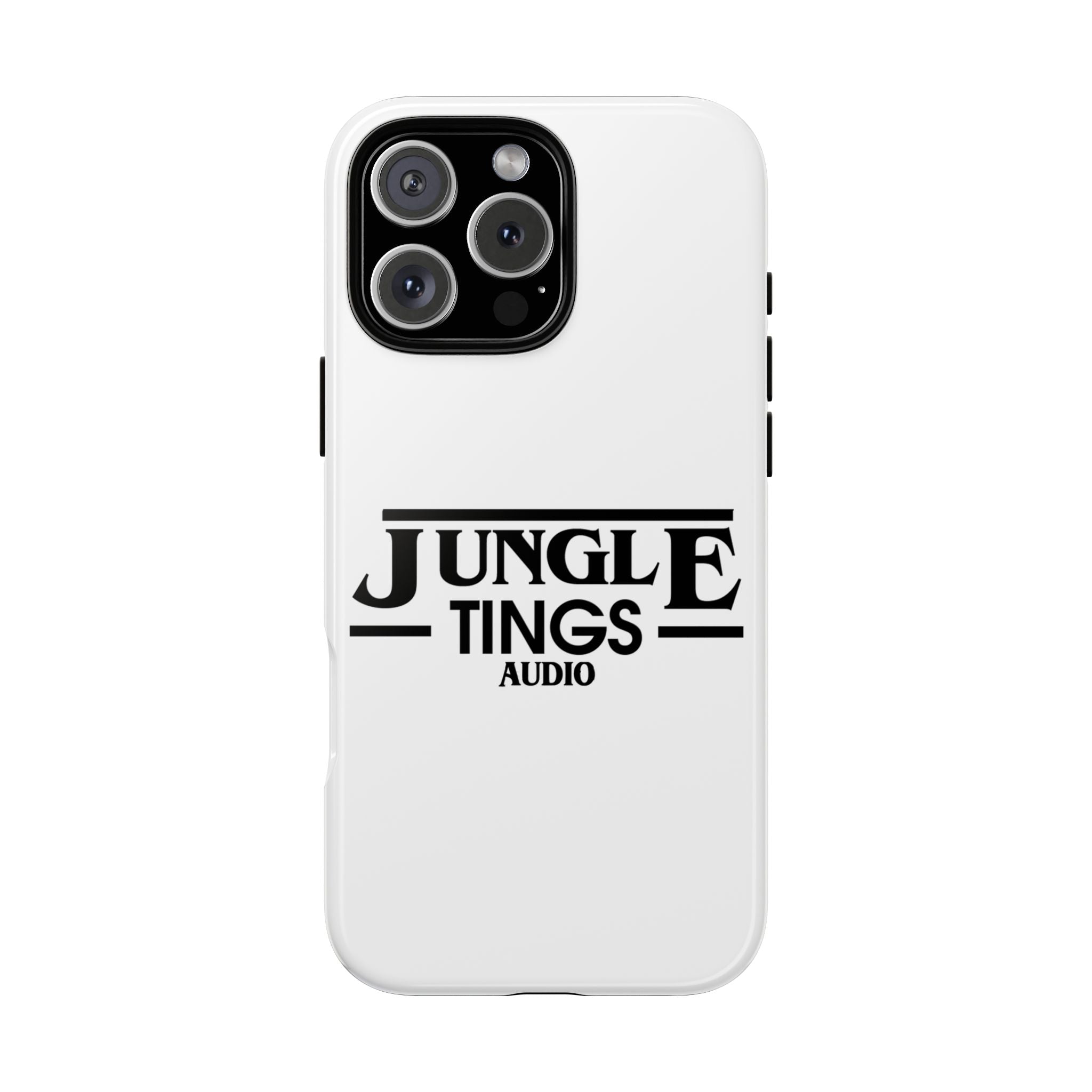 JTA Tough Cases Smartphone White Case Black logo
