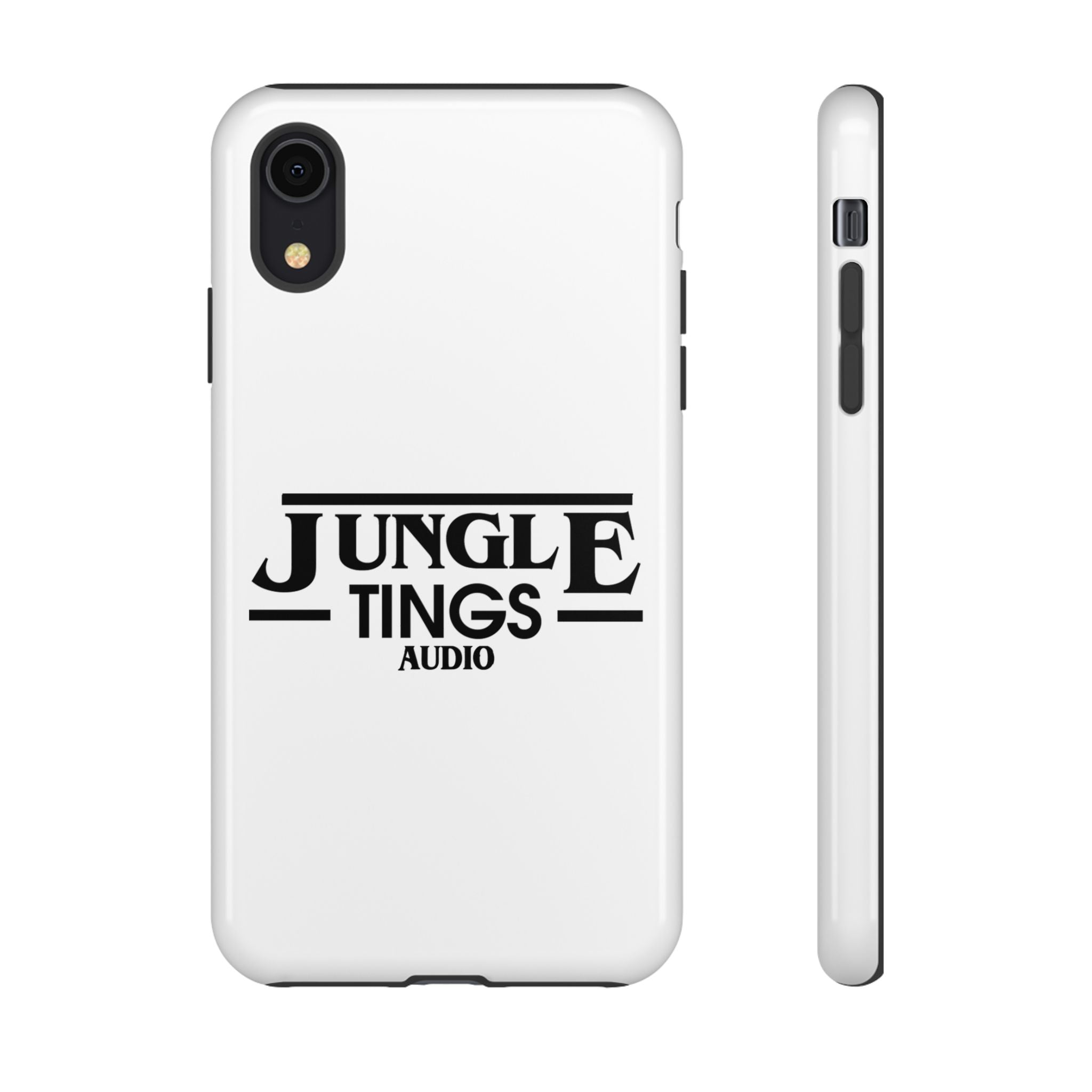 JTA Tough Cases Smartphone White Case Black logo