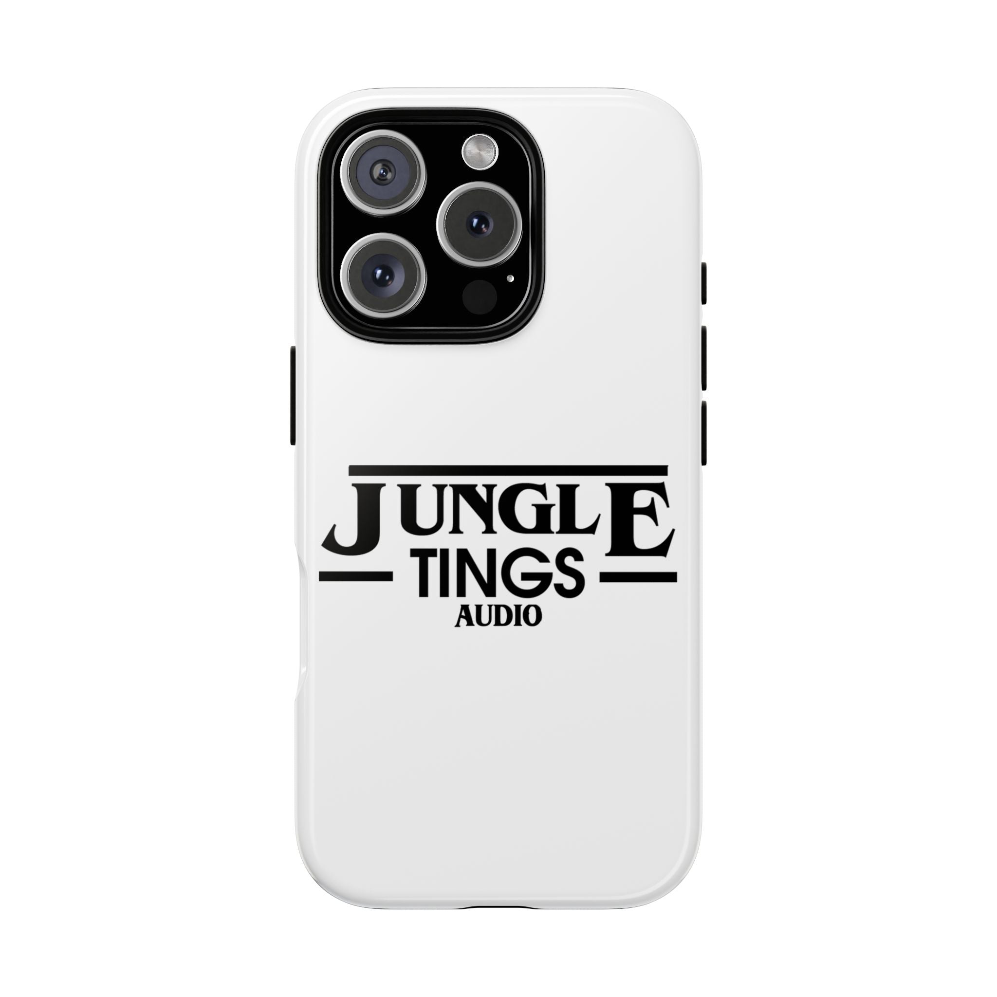JTA Tough Cases Smartphone White Case Black logo