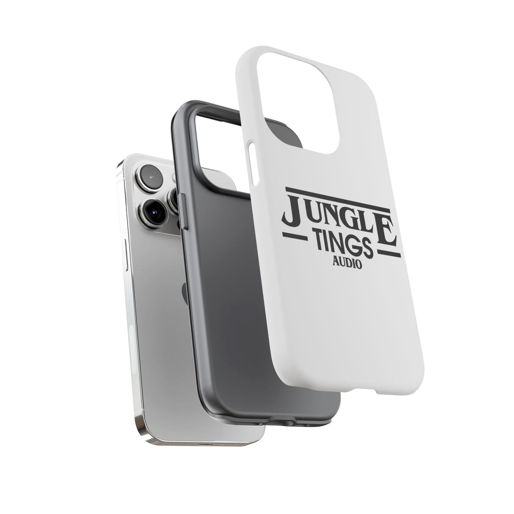 JTA Tough Cases Smartphone White Case Black logo
