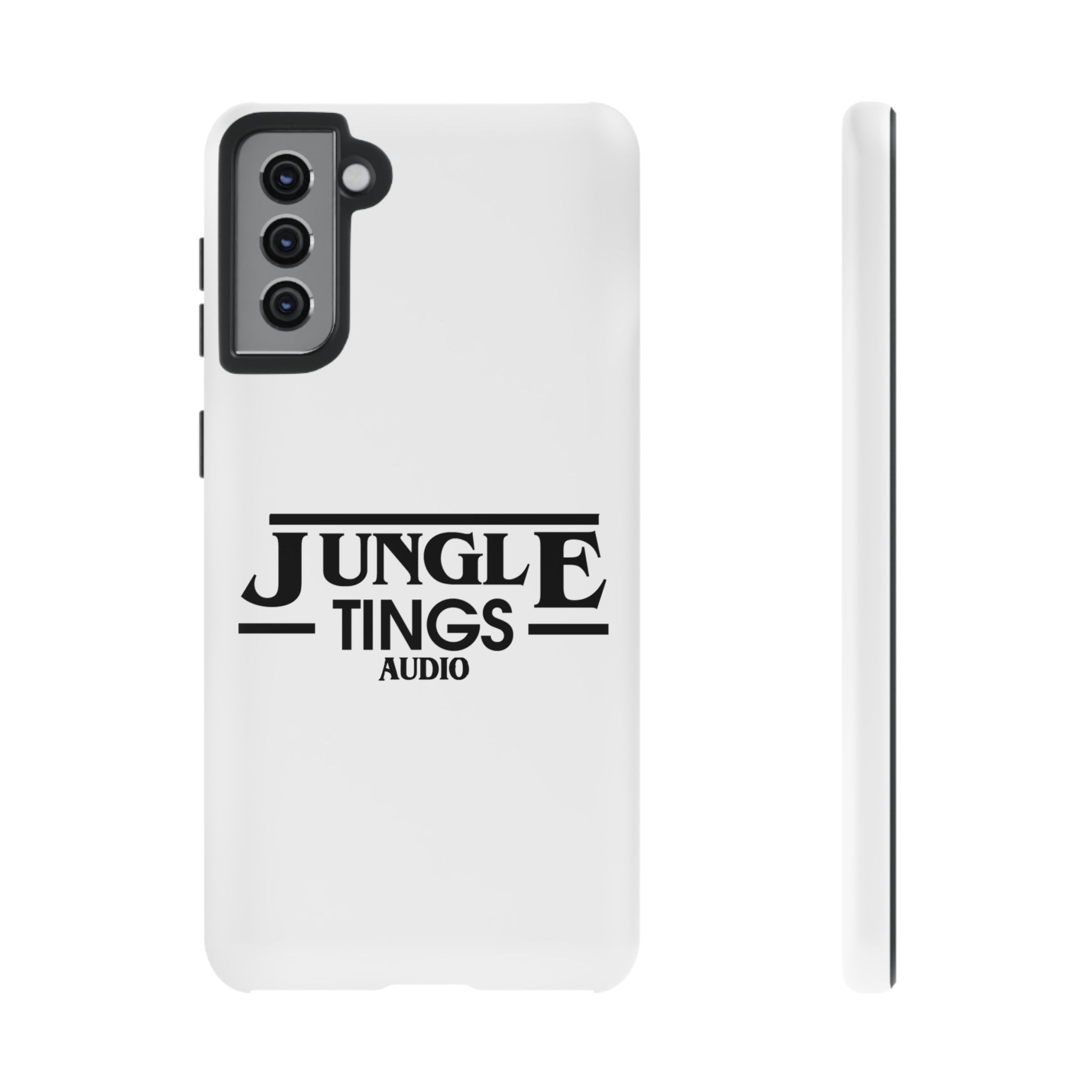 JTA Tough Cases Smartphone White Case Black logo