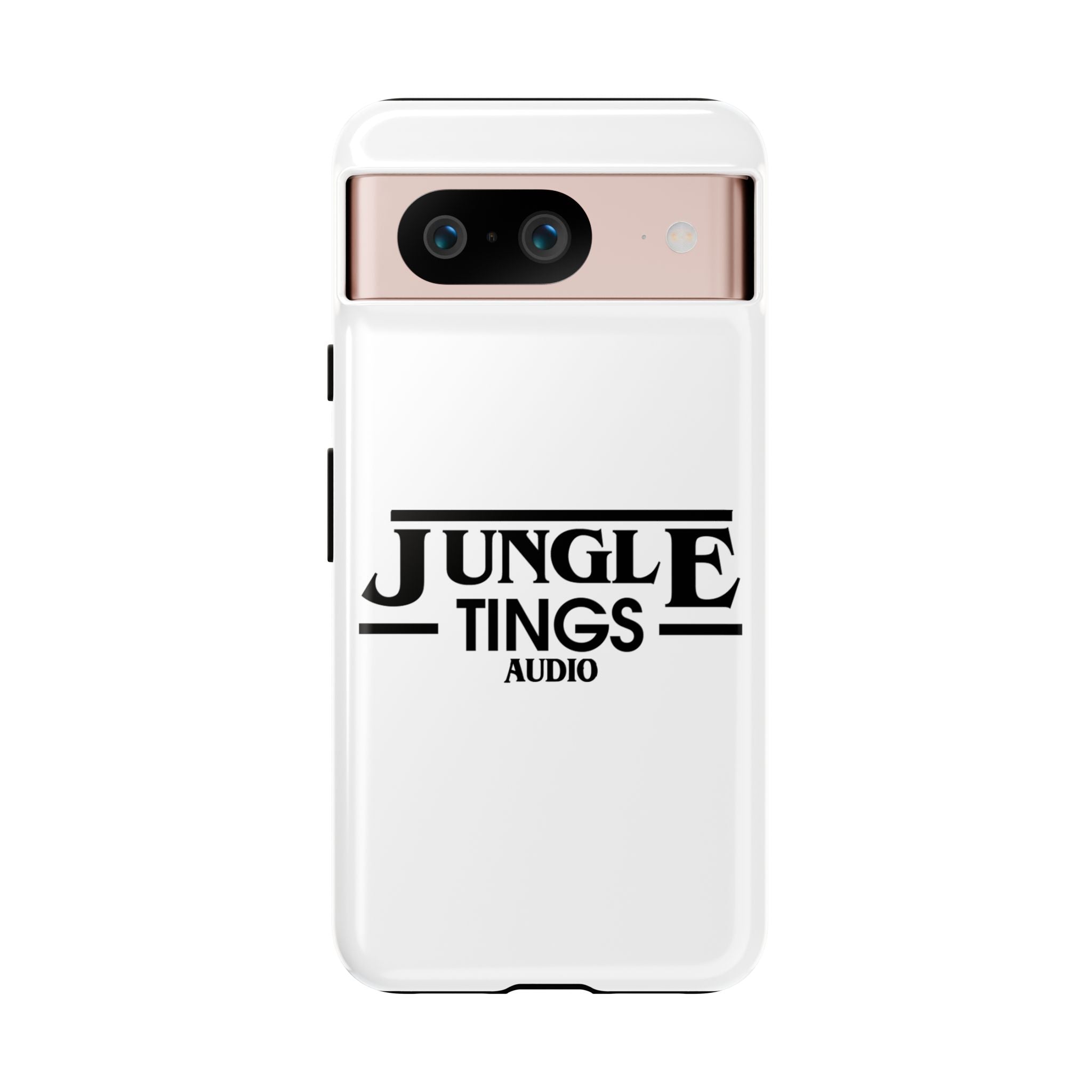 JTA Tough Cases Smartphone White Case Black logo