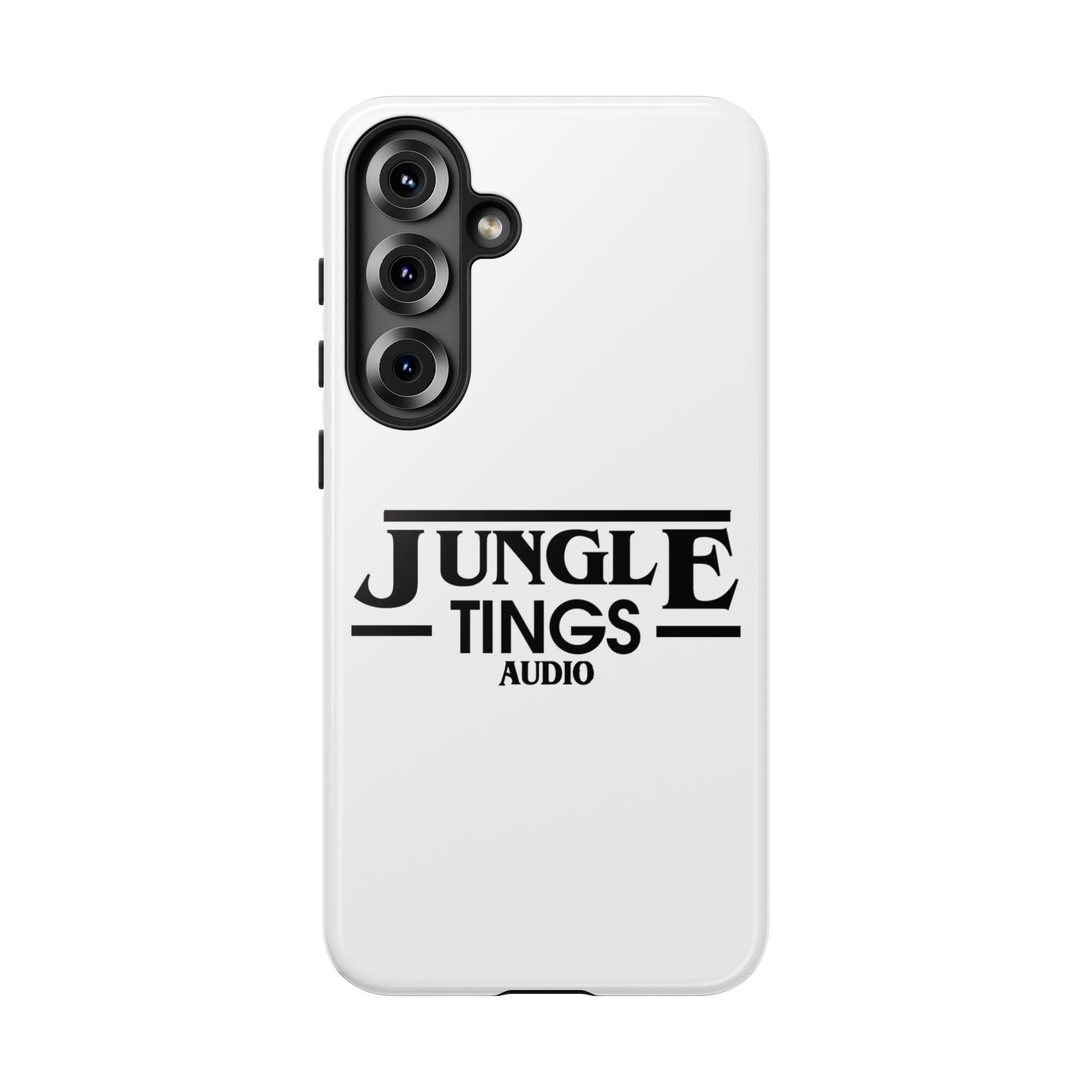 JTA Tough Cases Smartphone White Case Black logo