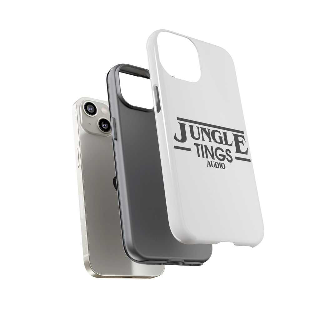 JTA Tough Cases Smartphone White Case Black logo