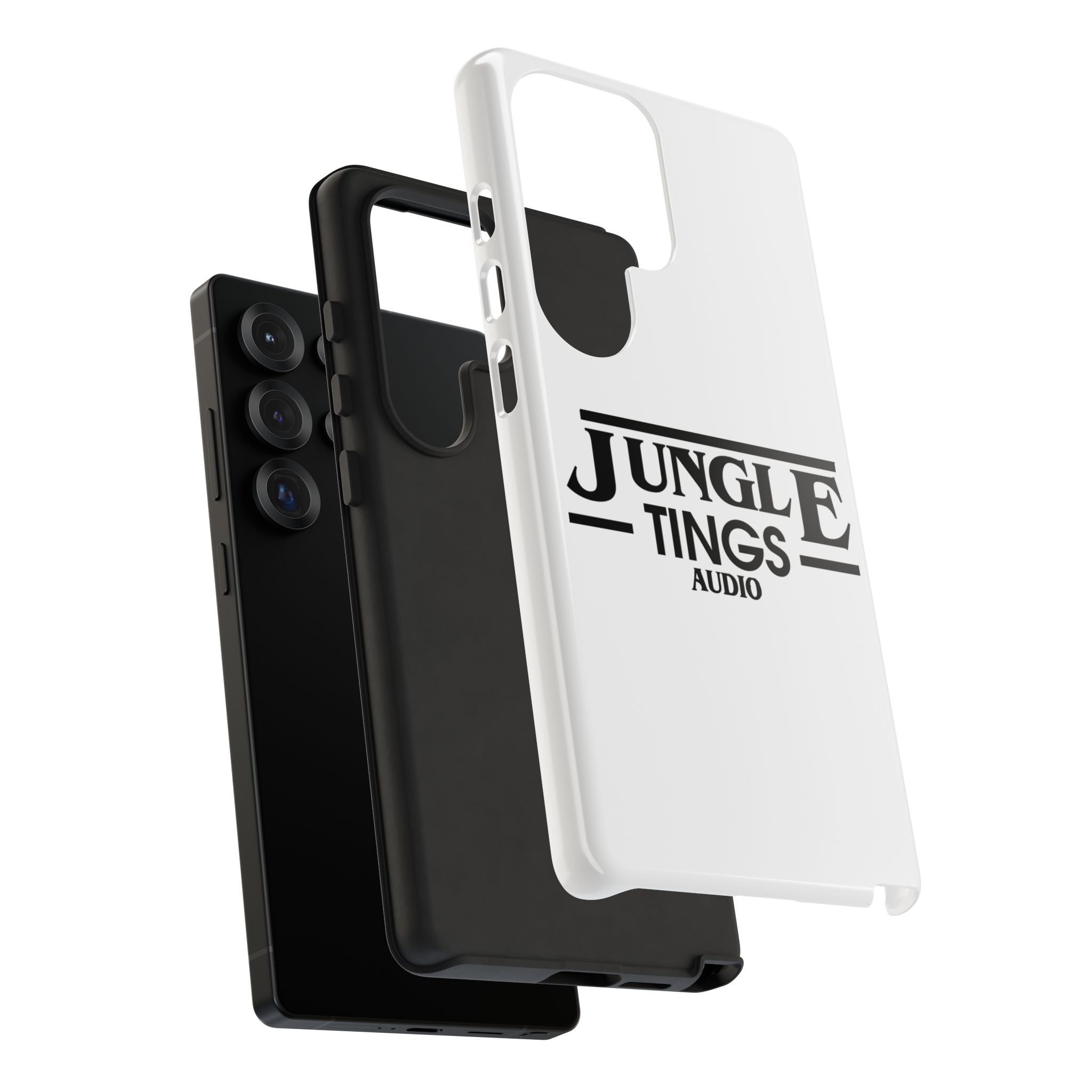 JTA Tough Cases Smartphone White Case Black logo