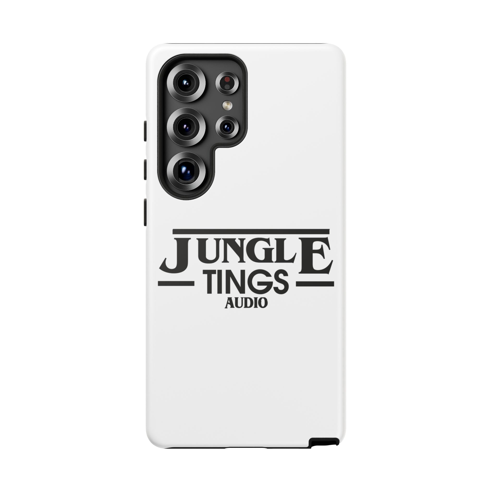 JTA Tough Cases Smartphone White Case Black logo
