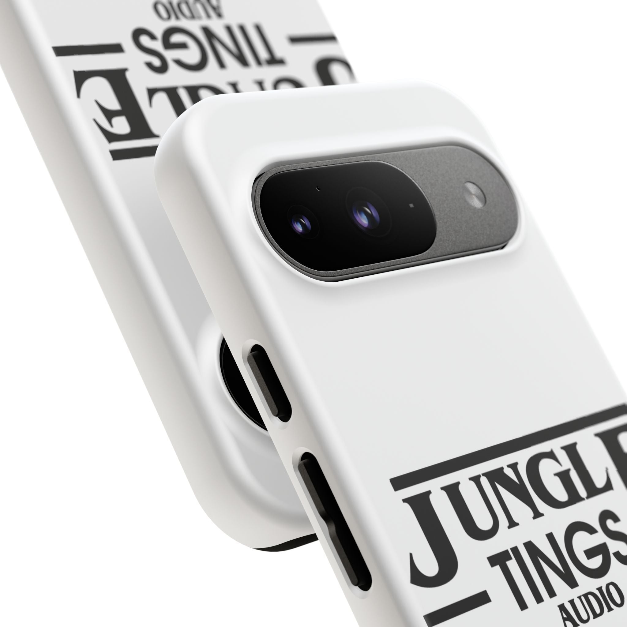JTA Tough Cases Smartphone White Case Black logo
