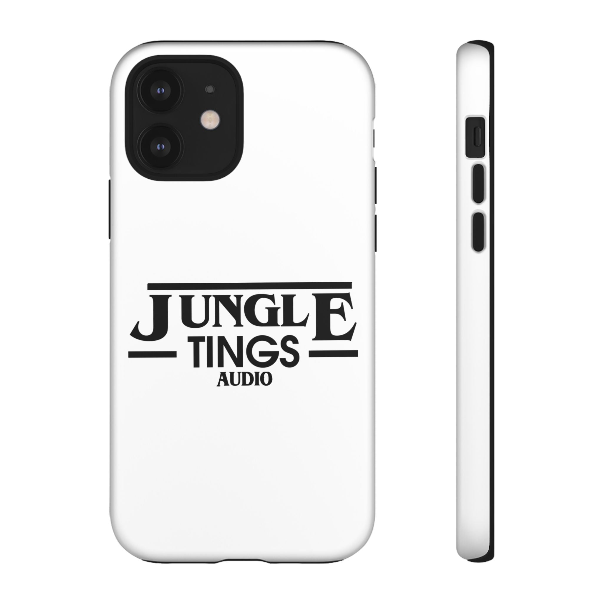 JTA Tough Cases Smartphone White Case Black logo