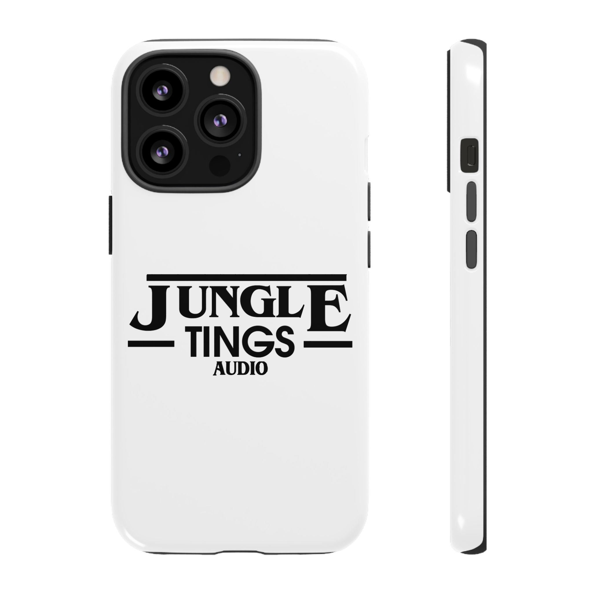 JTA Tough Cases Smartphone White Case Black logo