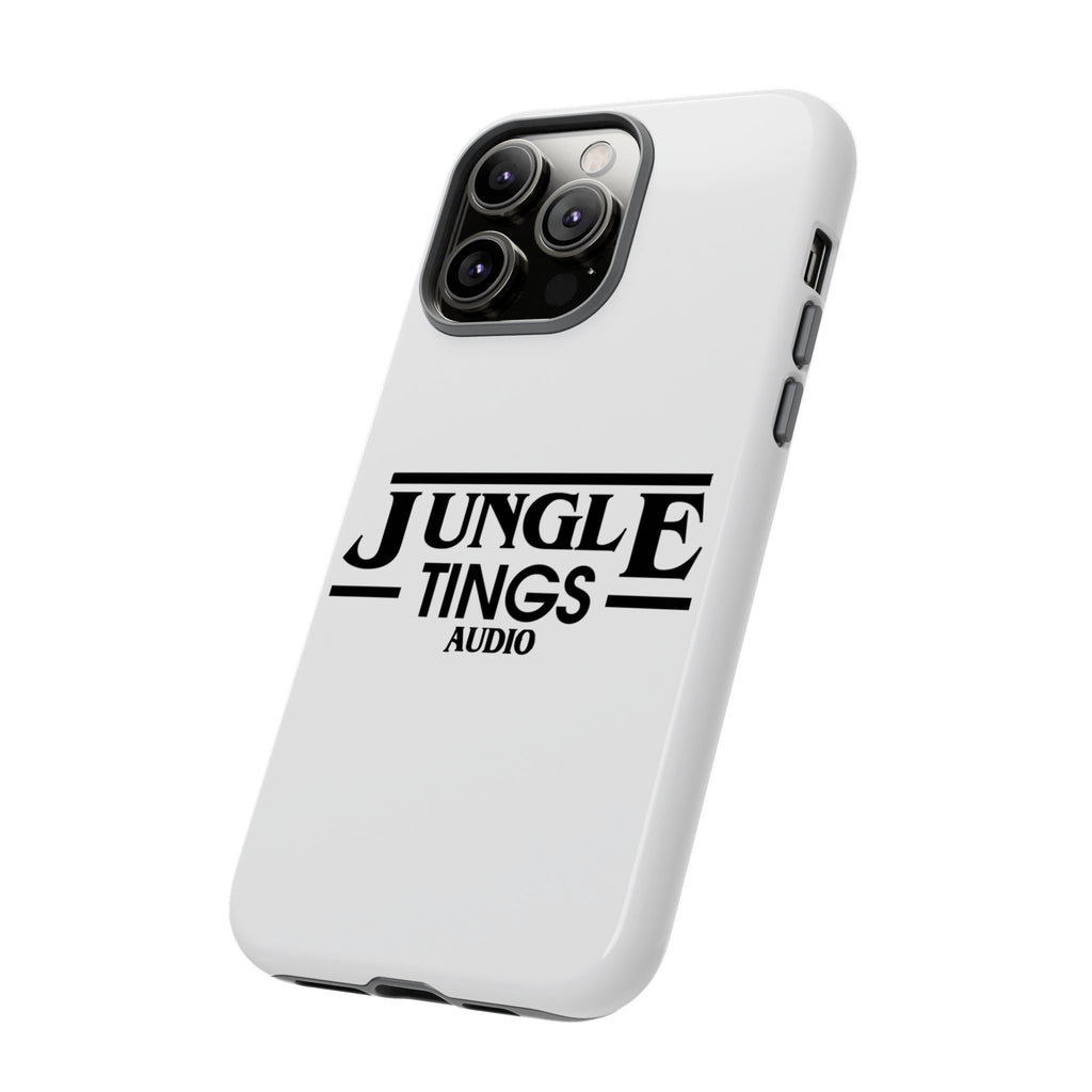 JTA Tough Cases Smartphone White Case Black logo