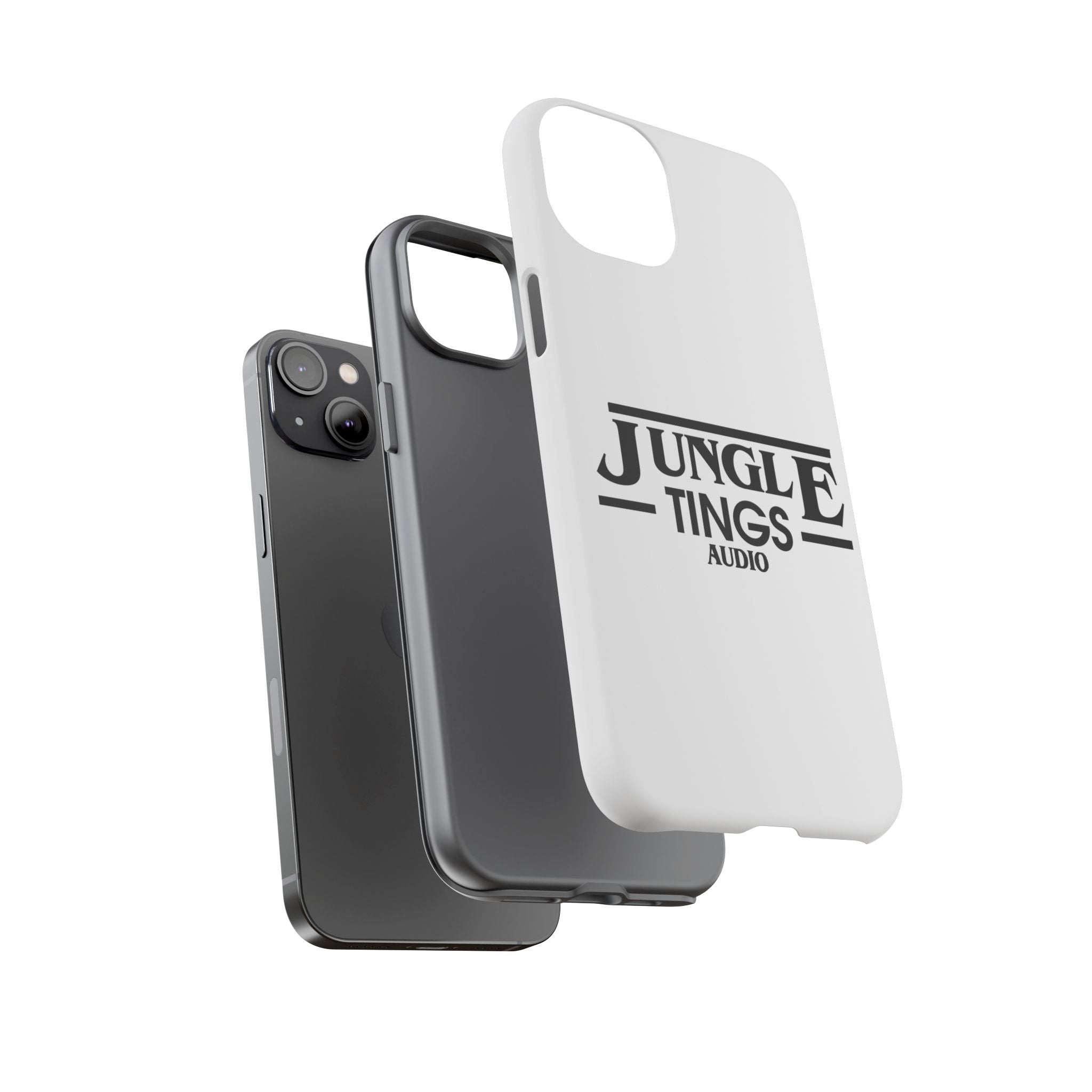 JTA Tough Cases Smartphone White Case Black logo