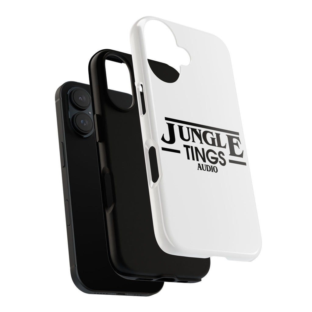 JTA Tough Cases Smartphone White Case Black logo