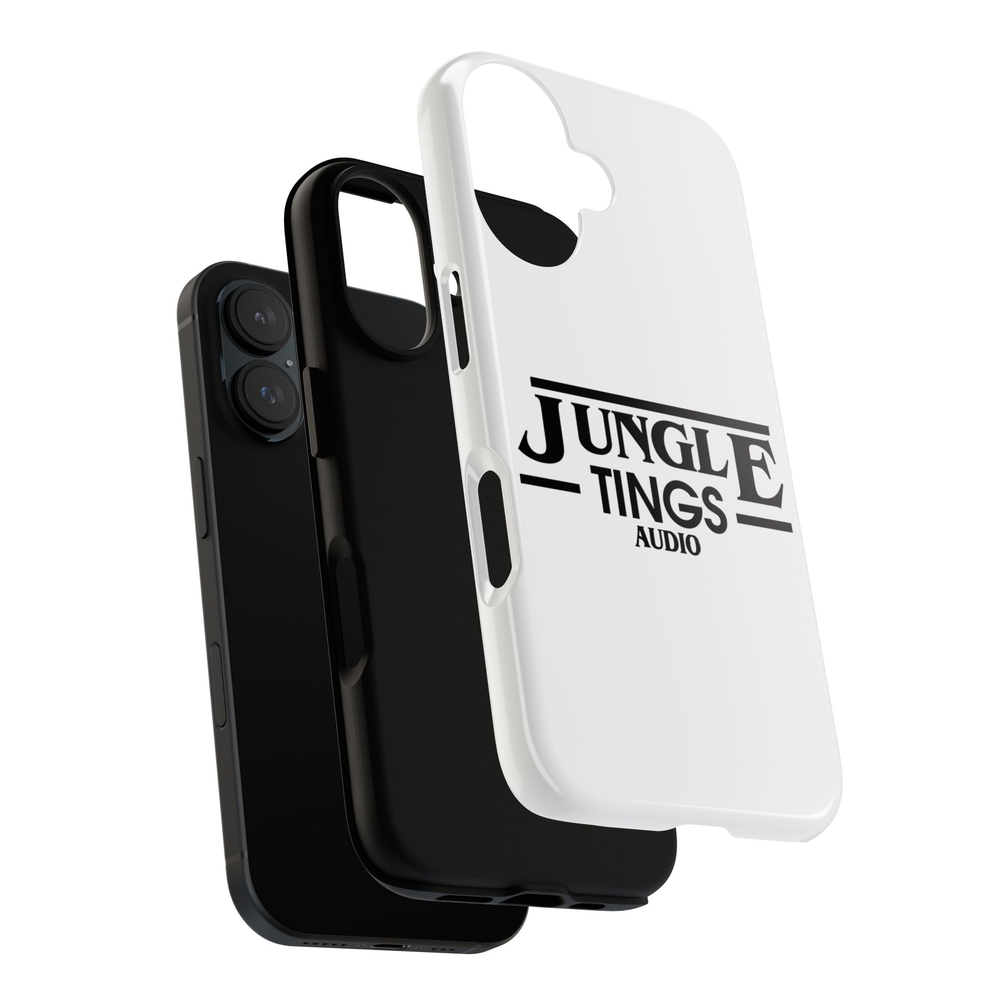 JTA Tough Cases Smartphone White Case Black logo