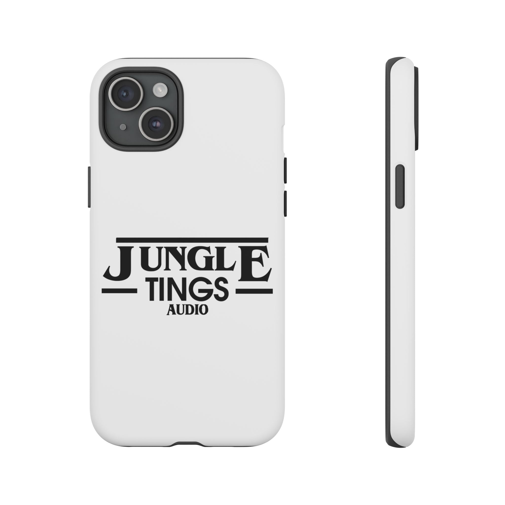 JTA Tough Cases Smartphone White Case Black logo