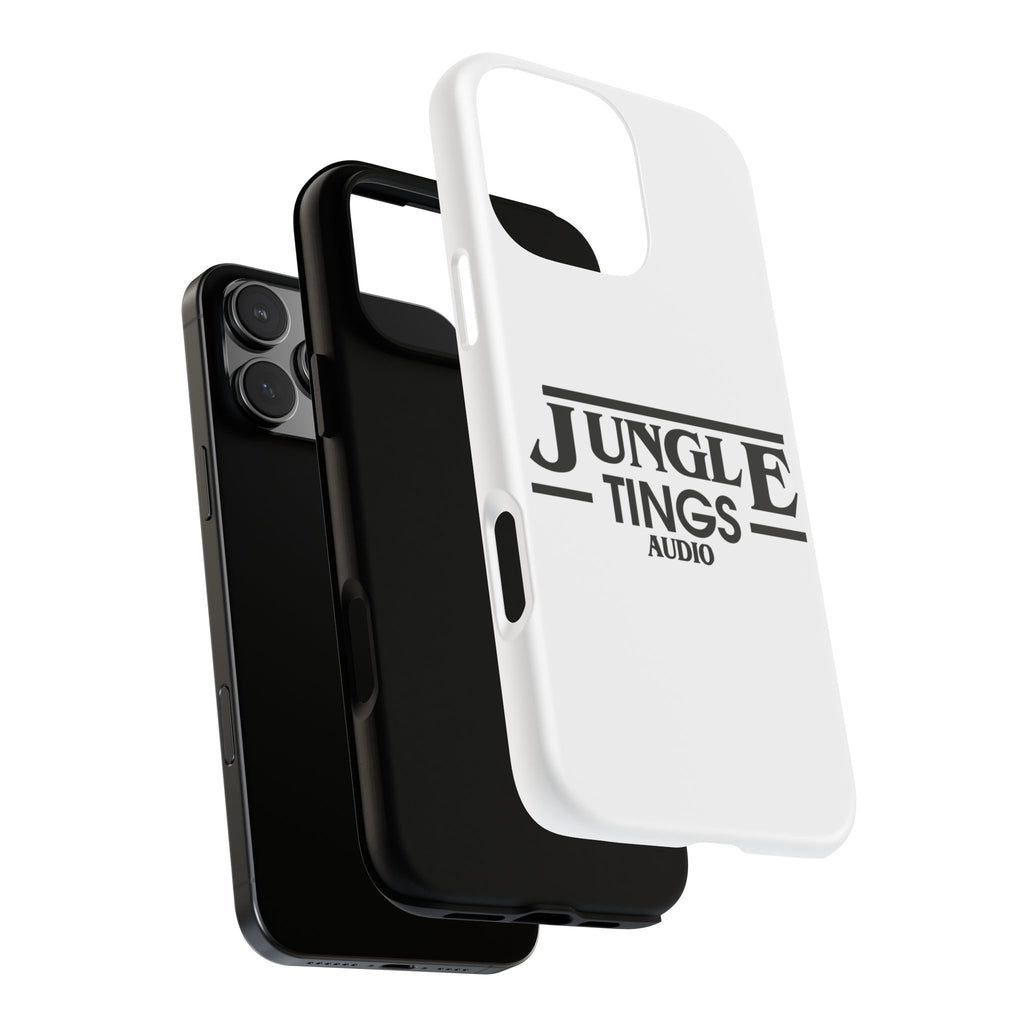 JTA Tough Cases Smartphone White Case Black logo