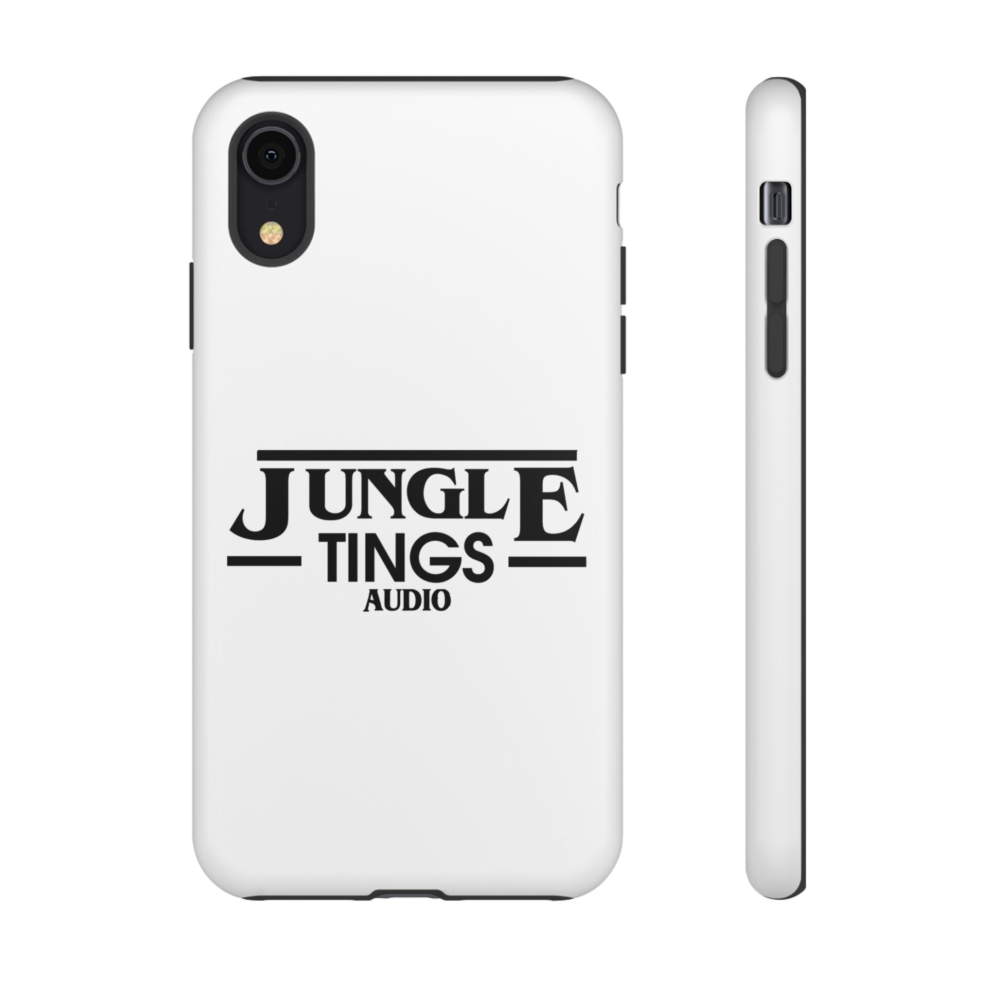 JTA Tough Cases Smartphone White Case Black logo