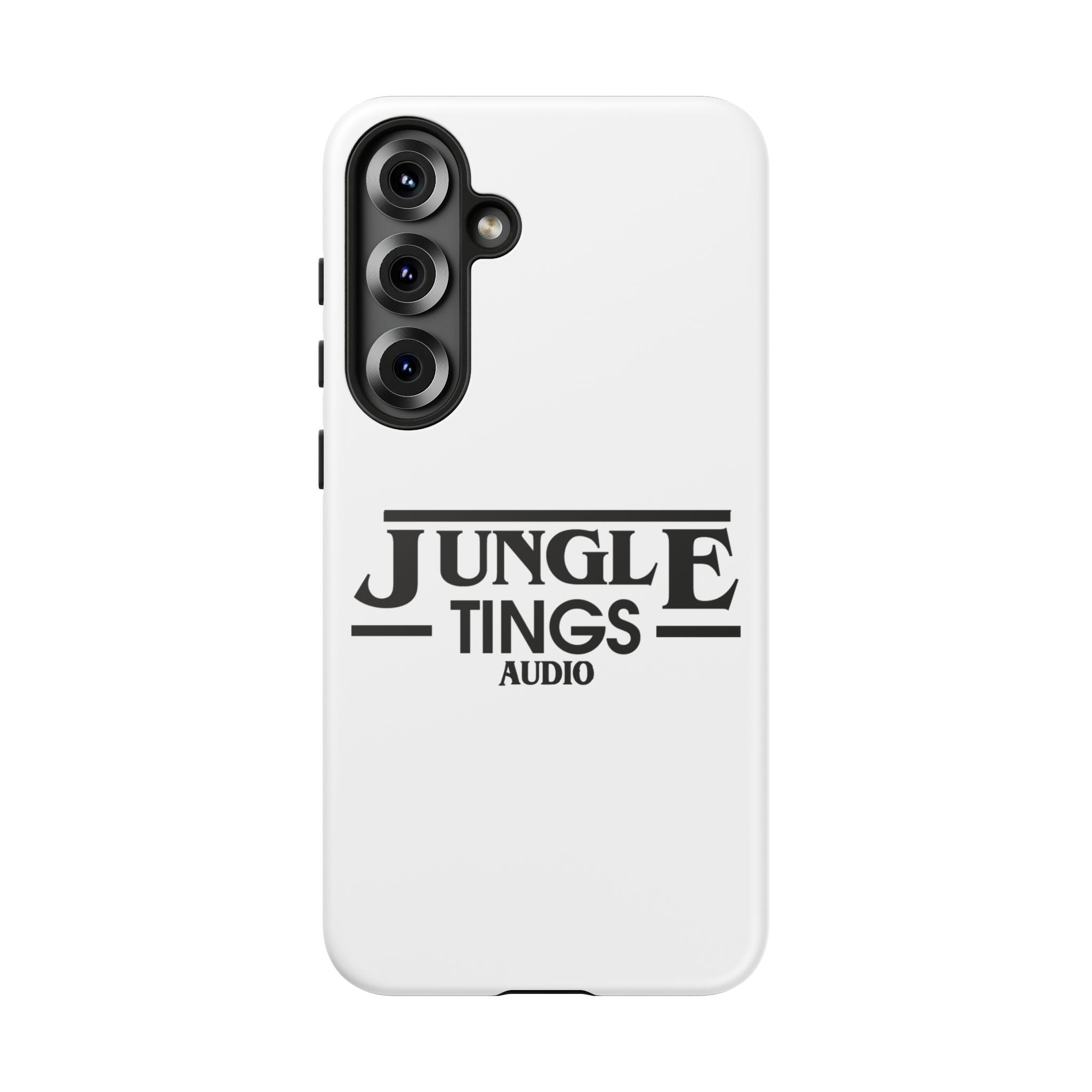 JTA Tough Cases Smartphone White Case Black logo