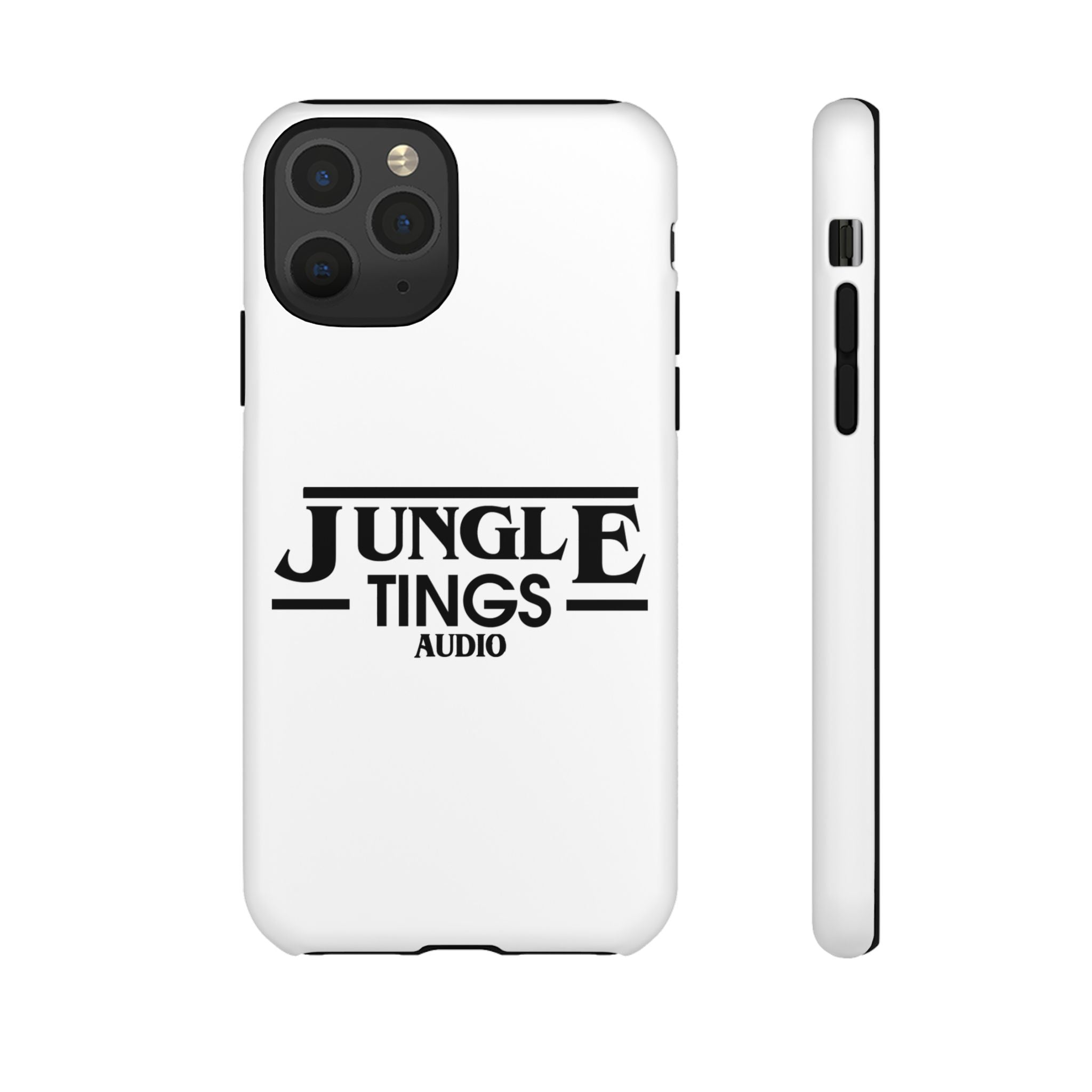 JTA Tough Cases Smartphone White Case Black logo